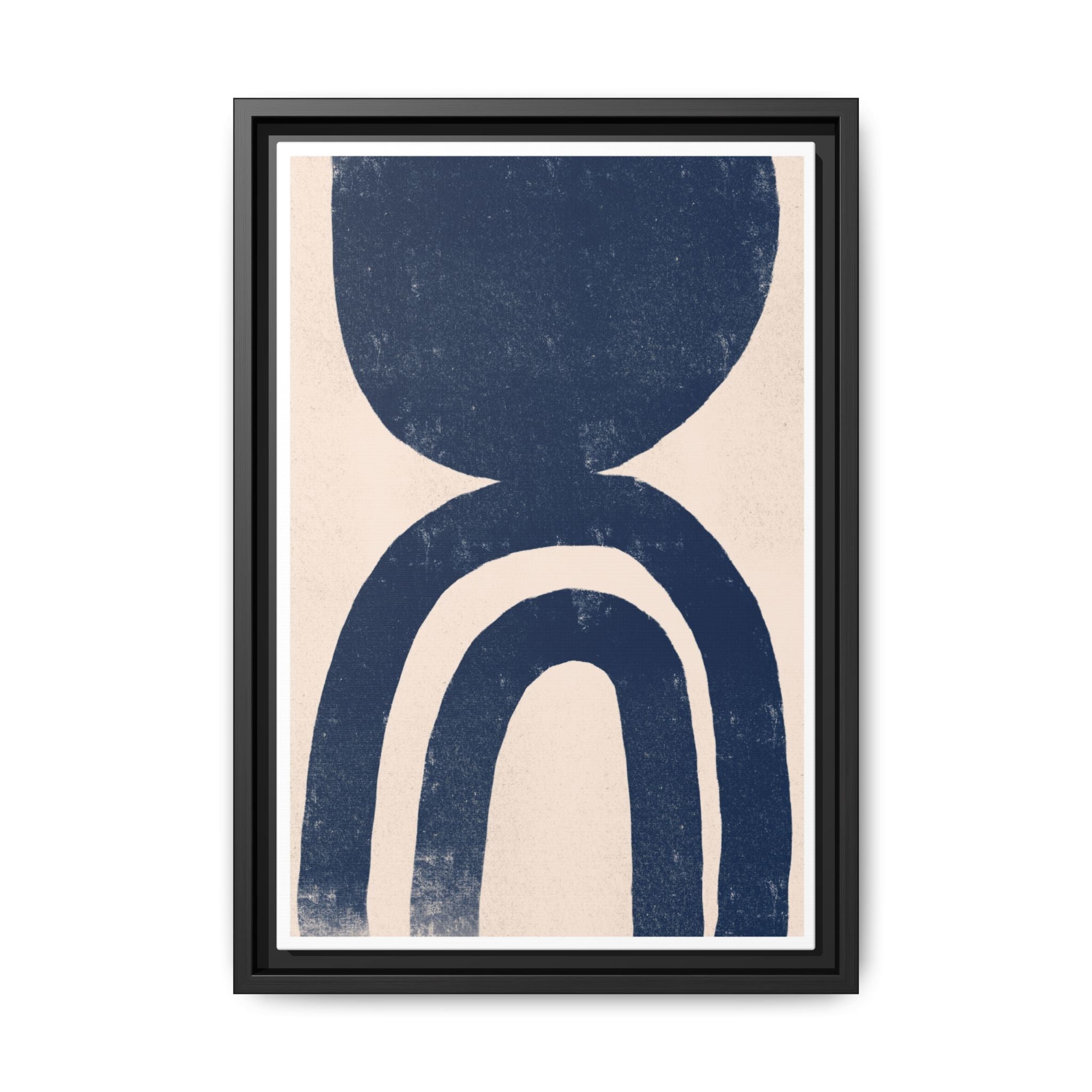 Indigo Arch Stillness - Framed