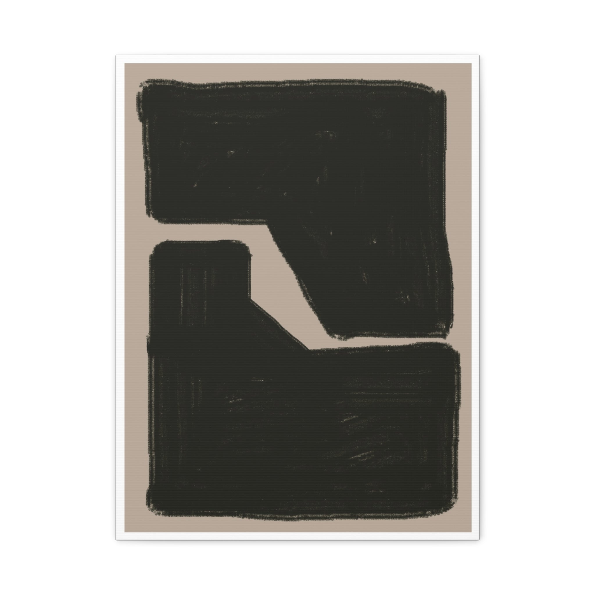 Midnight Geometry Passage - Canvas
