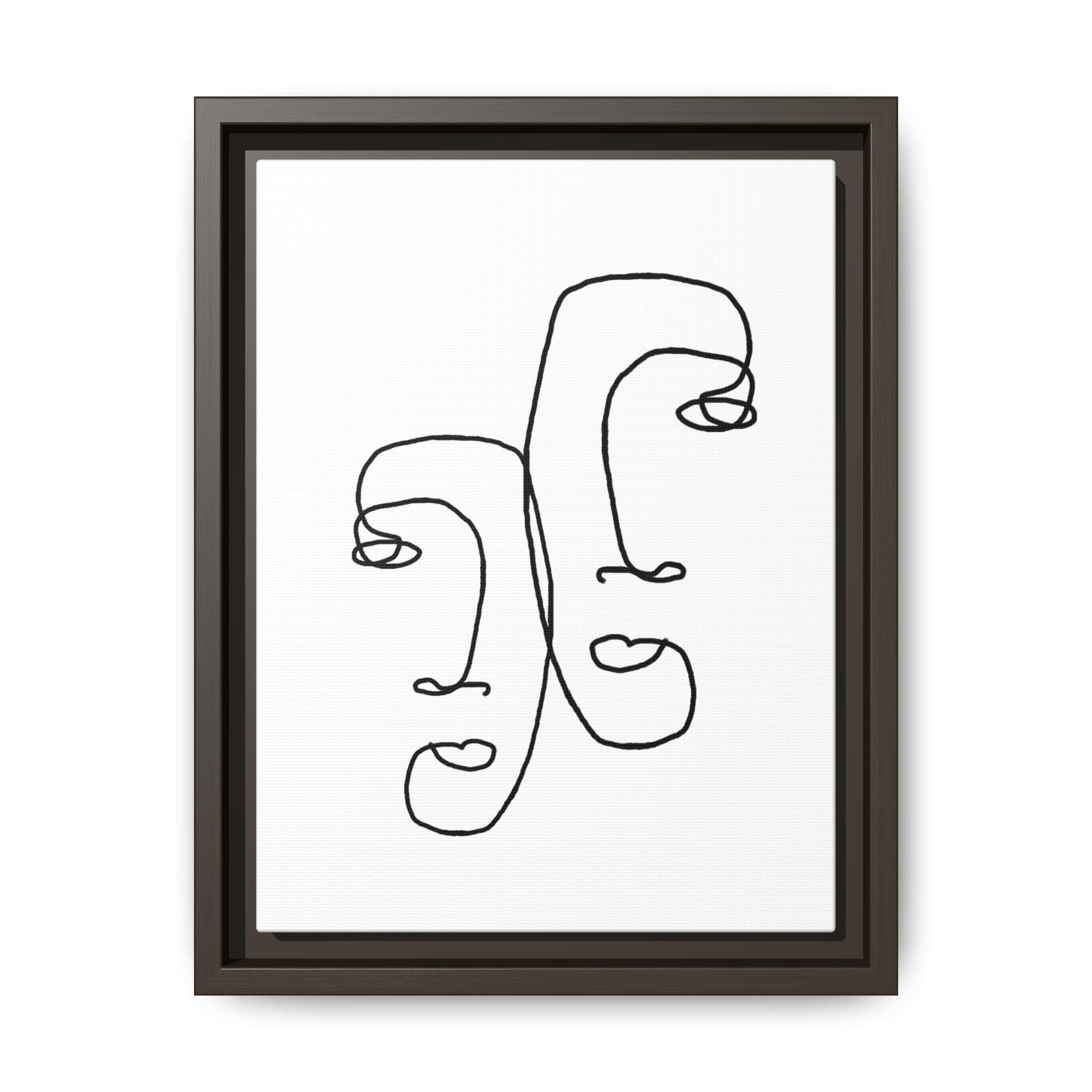 Silent Dual Reflections - Framed