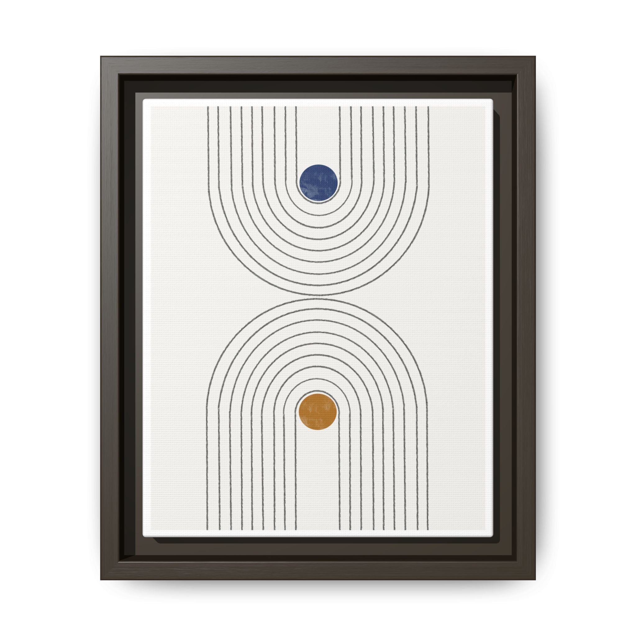Dual Orbit Rhythm - Framed