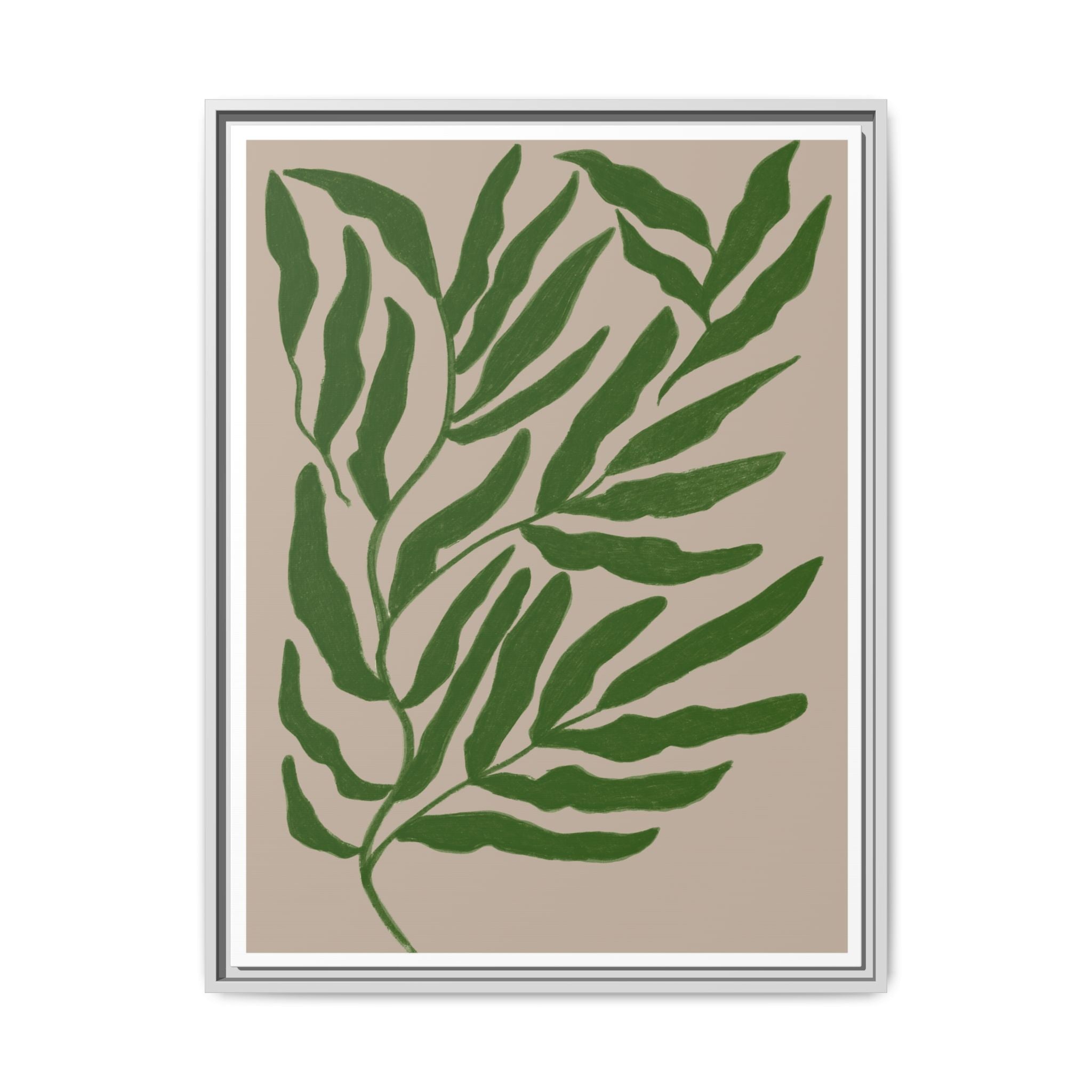 Emerald Canopy Drift - Framed