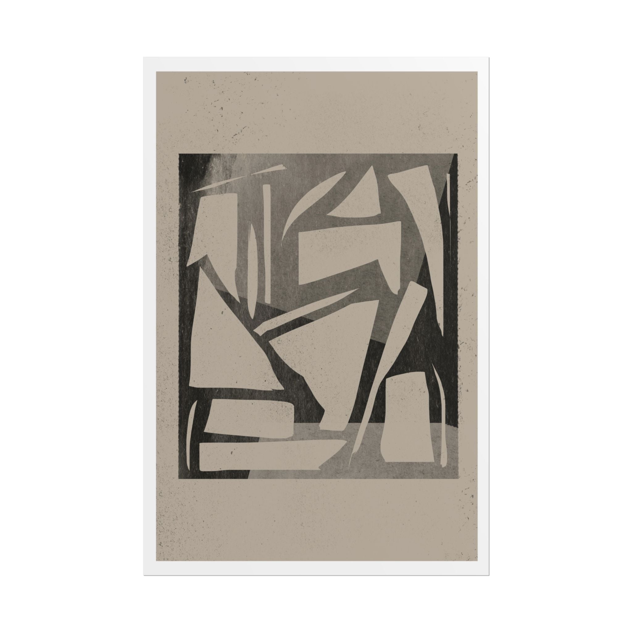 Shadow Fragment Rhythm Study - Poster