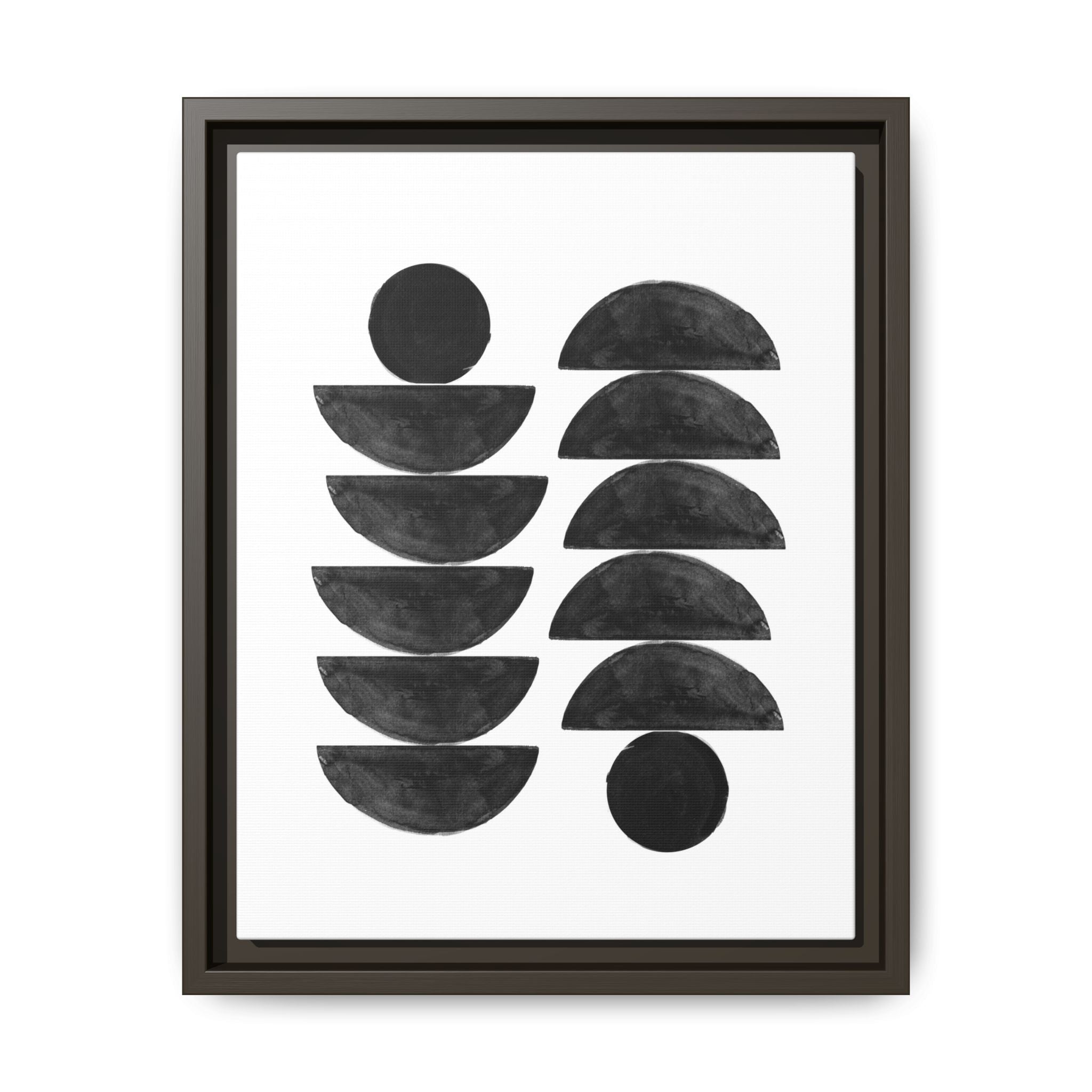 Obsidian Balance Echoes - Framed