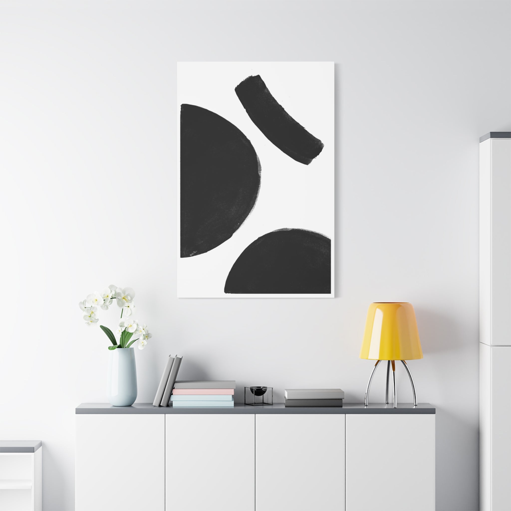 Shadow Arc Composition - Canvas