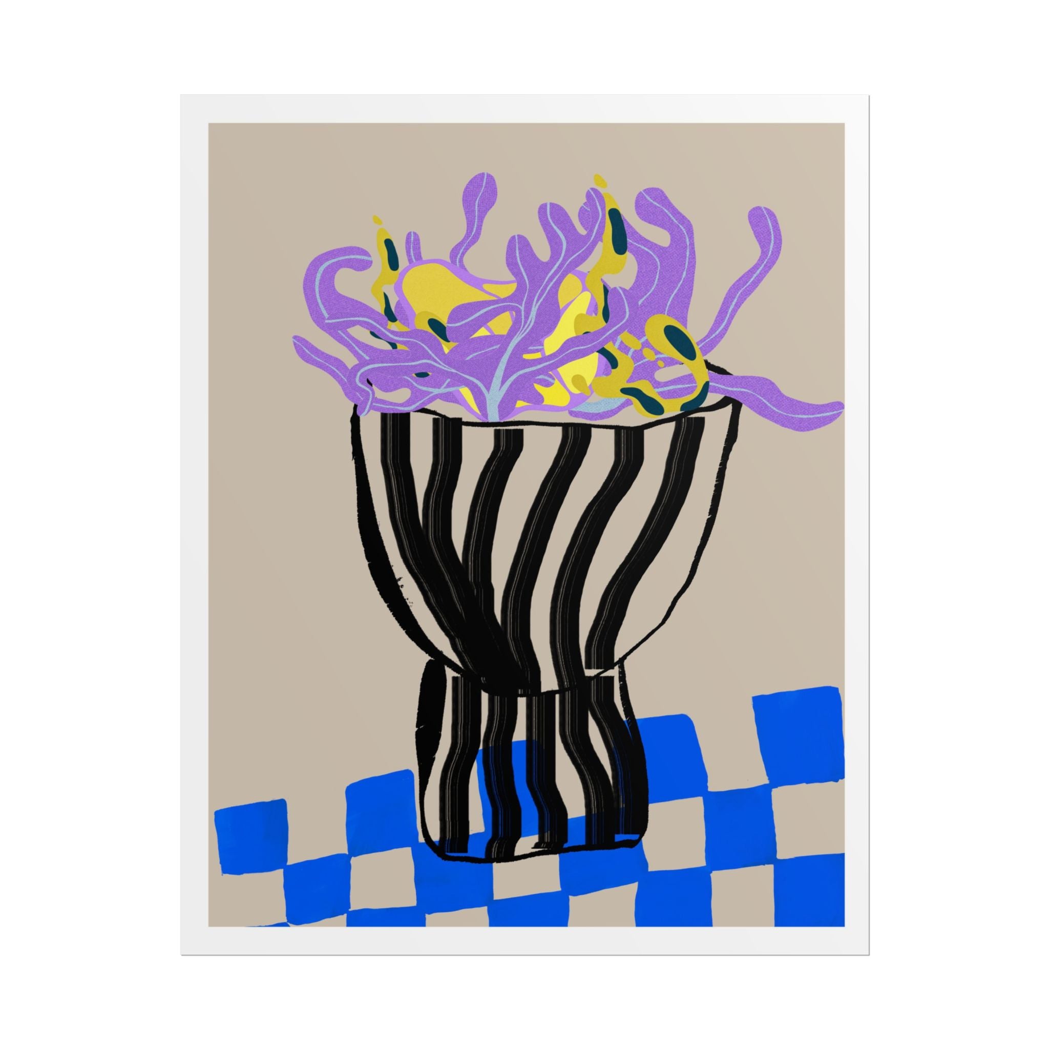 Lavender Coral Mirage - Poster
