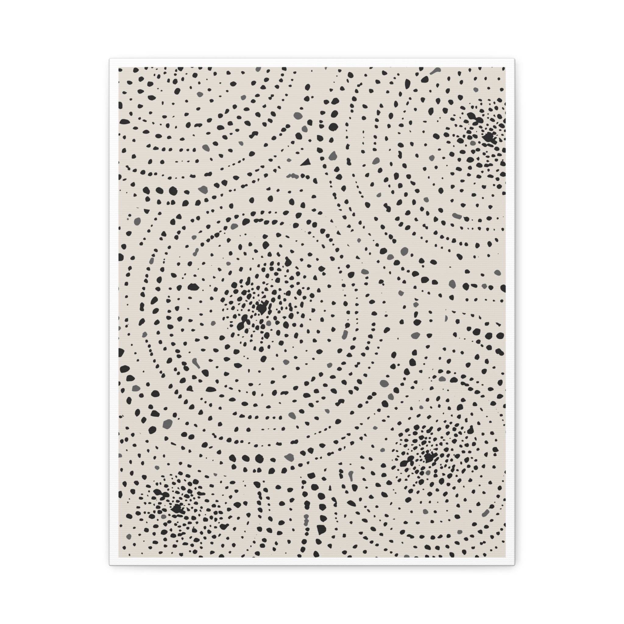 Celestial Pebble Drift Patterns - Canvas