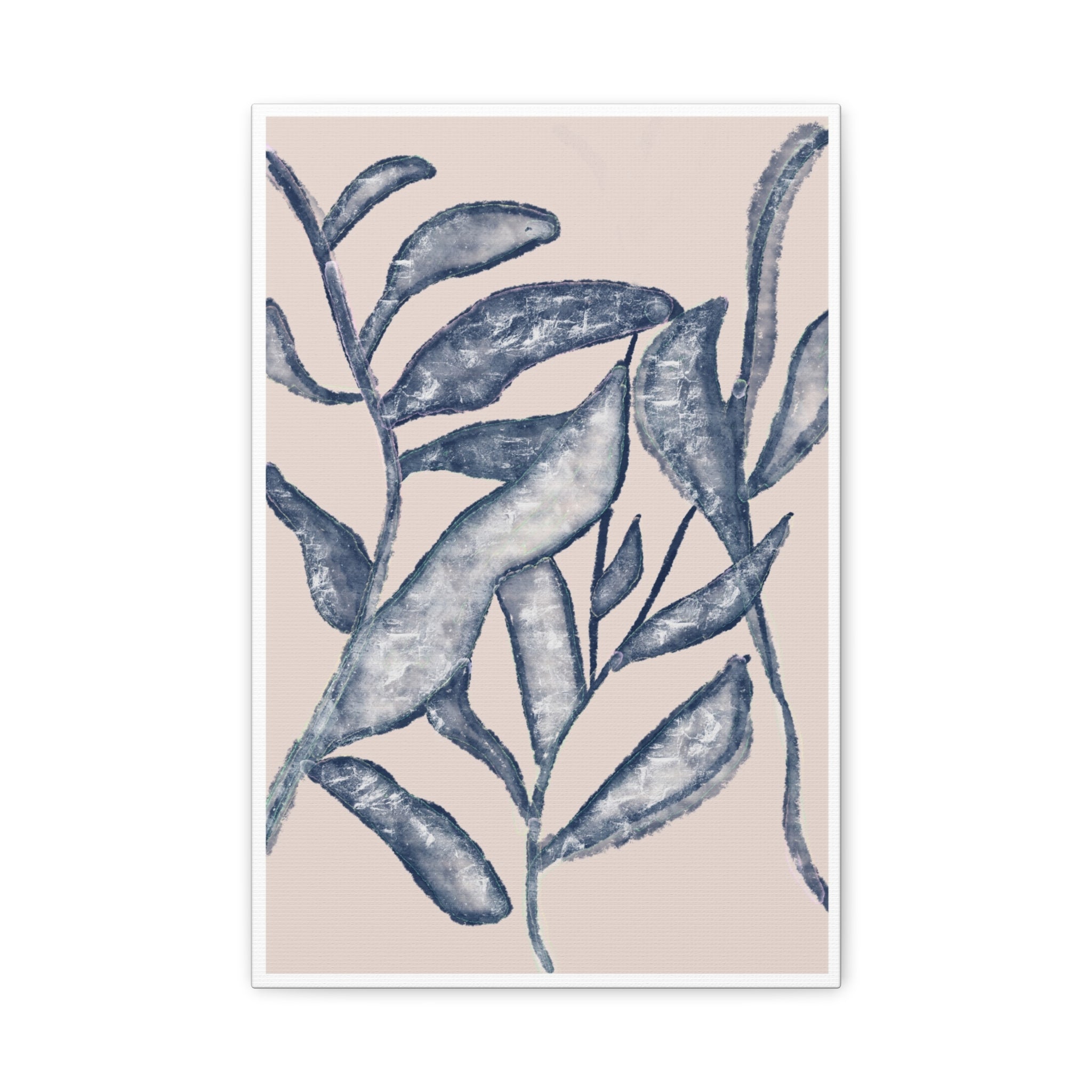 Moonlit Botanical Veil - Canvas