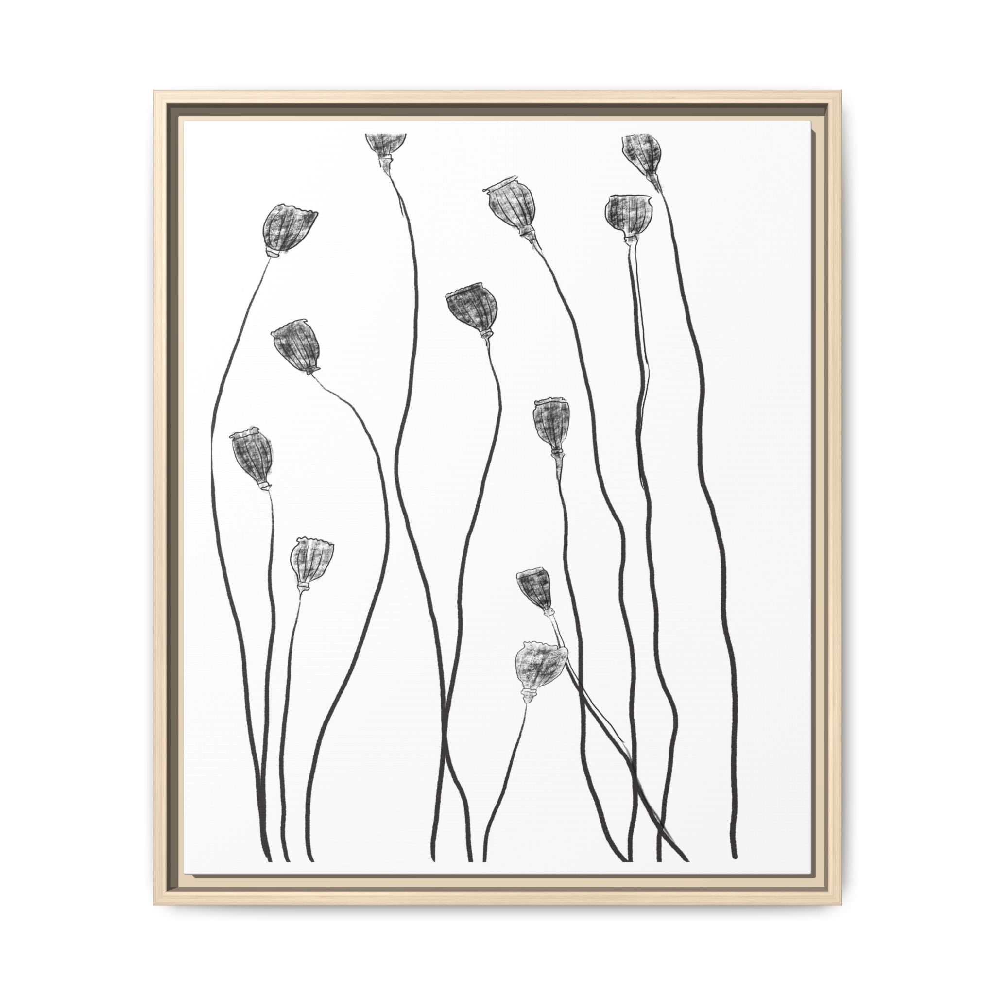 Midnight Seed Reverie - Framed