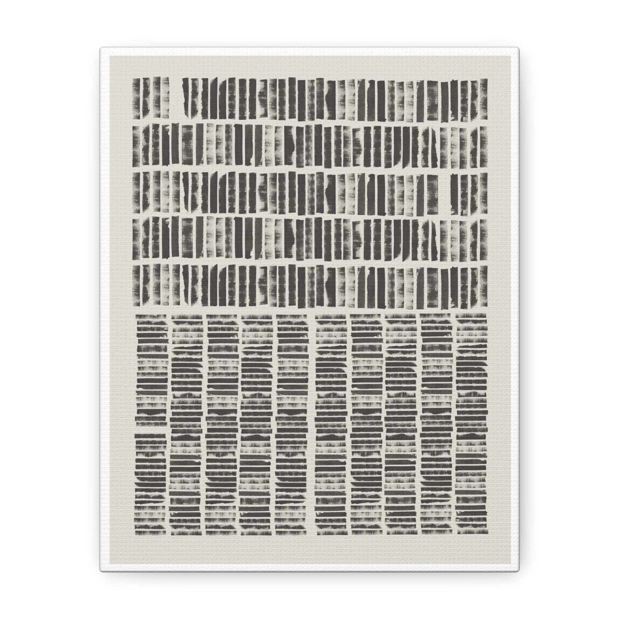Shadow Rhythm Columns - Canvas