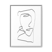 Silent Contour Reverie - Framed