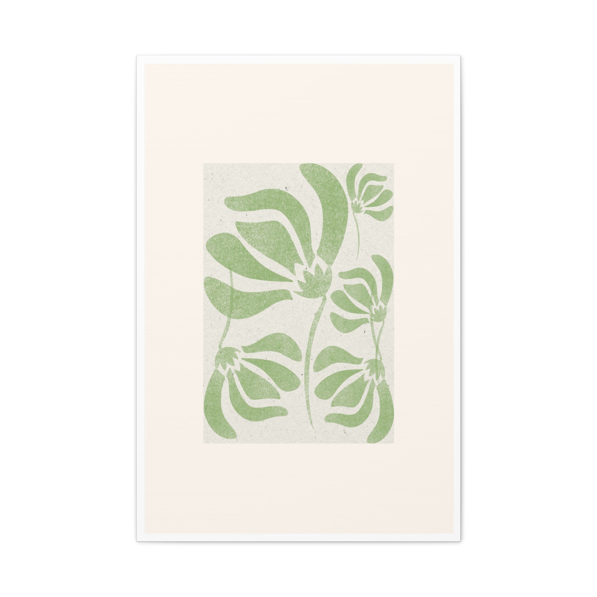 Verdant Bloom Harmony - Canvas