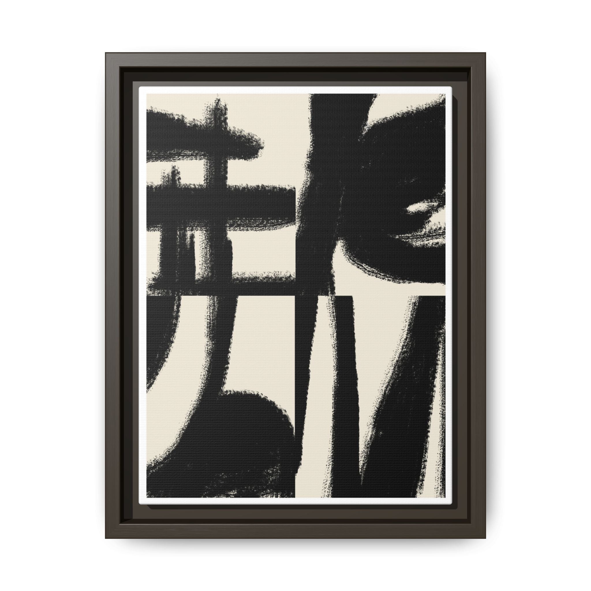 Midnight Gesture Fragments - Framed