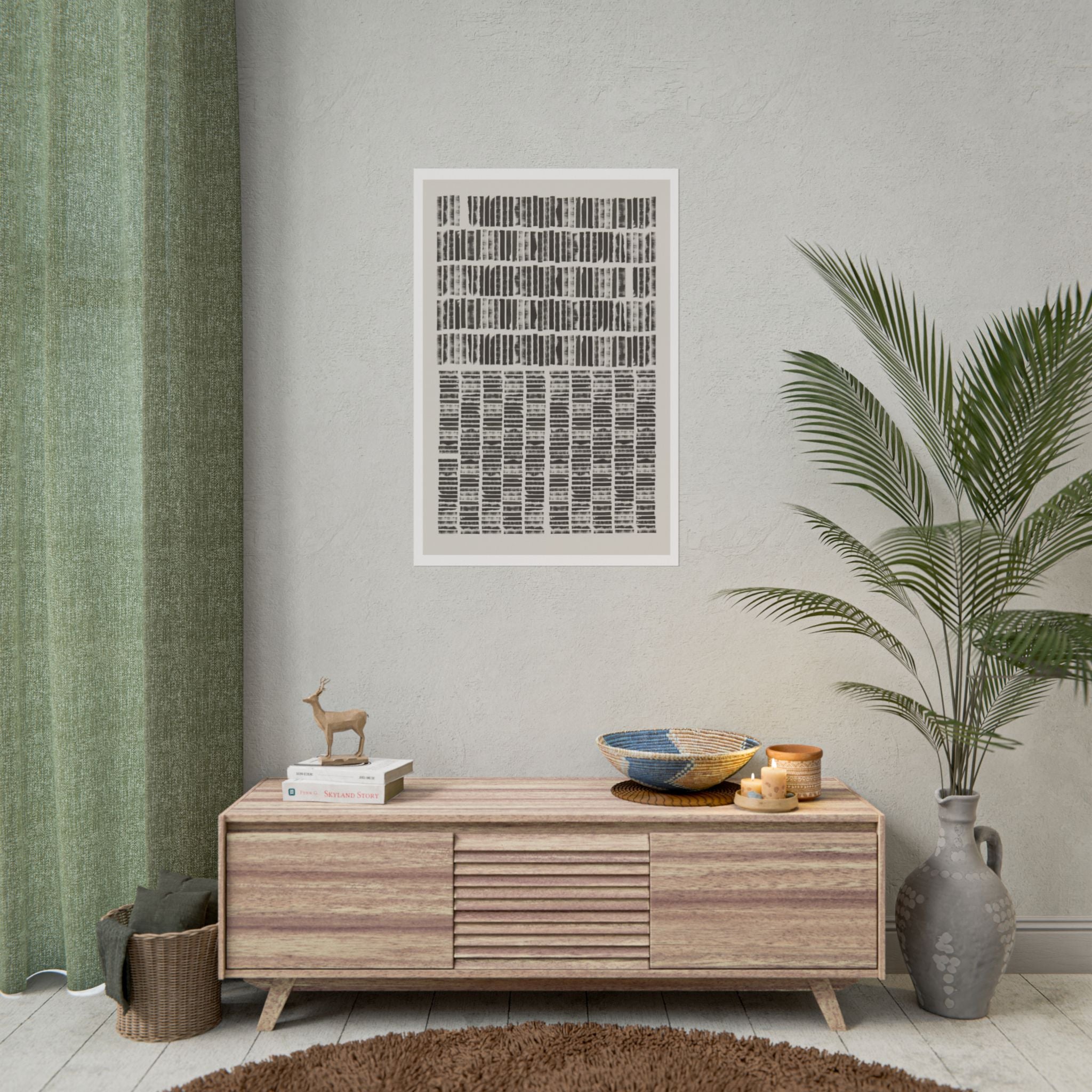 Shadow Rhythm Columns - Poster
