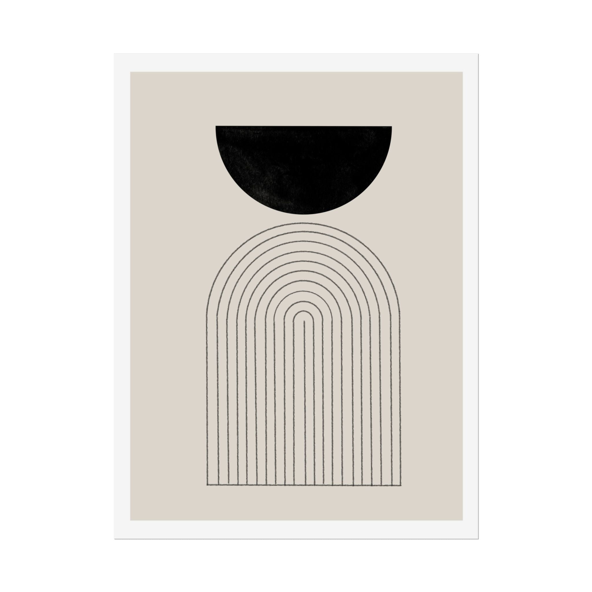 Midnight Portal Lines - Poster