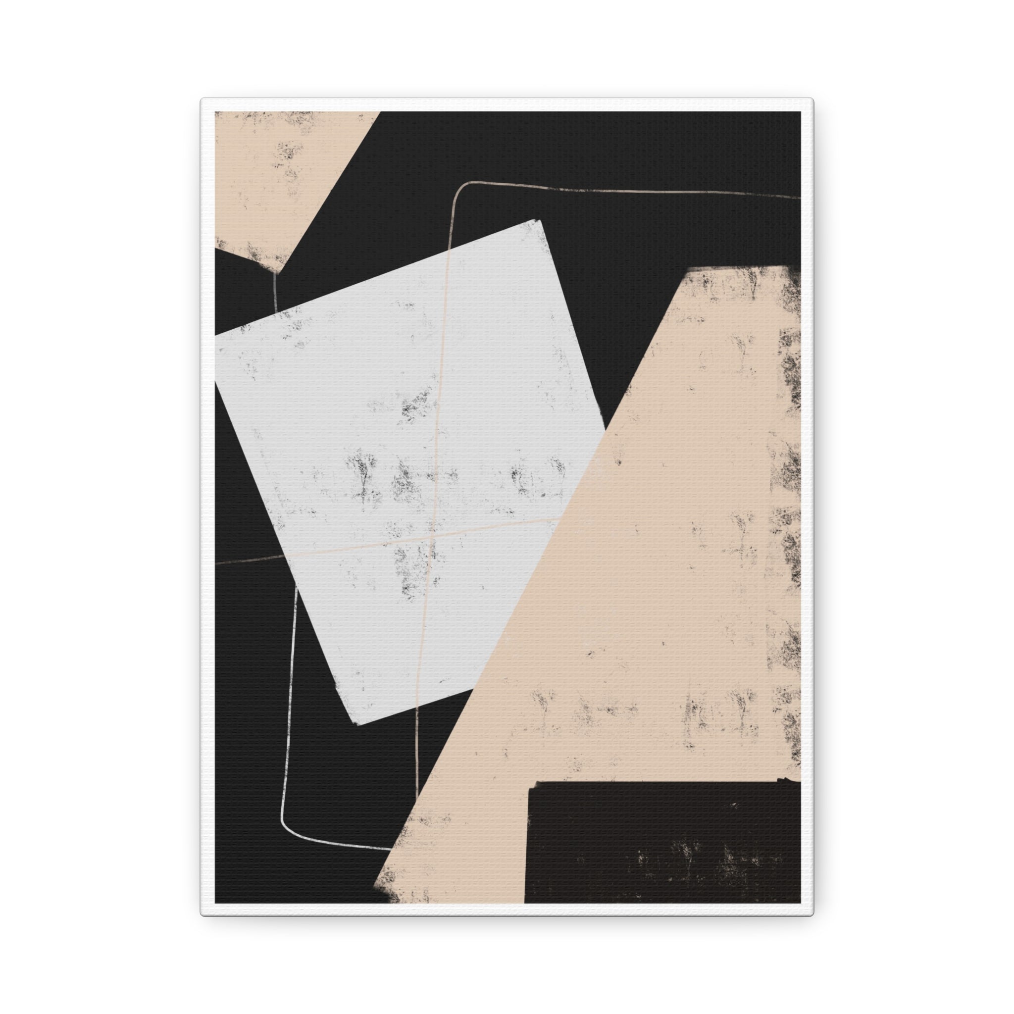 Silent Geometry Passage - Canvas