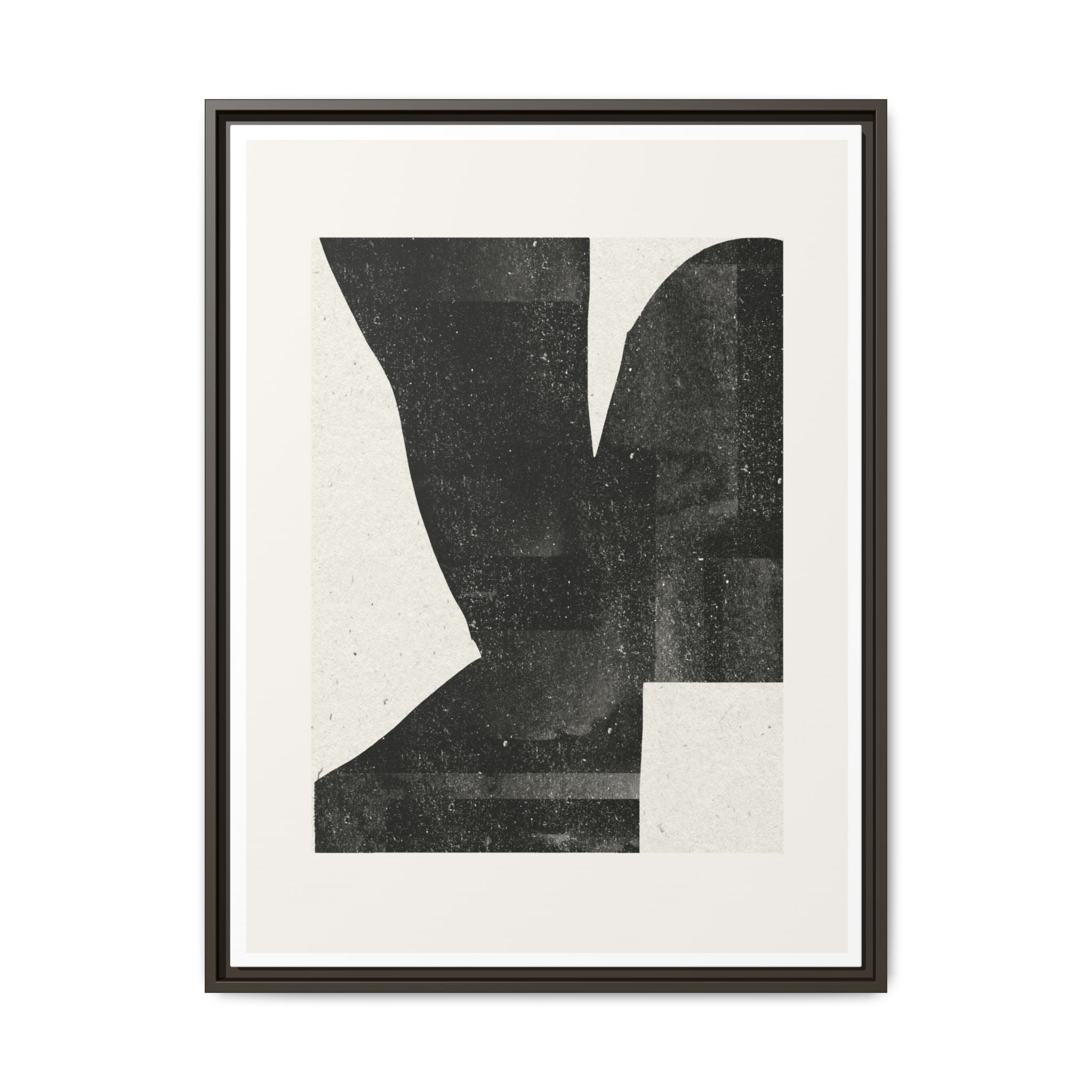 Noir Balance Echoes - Framed