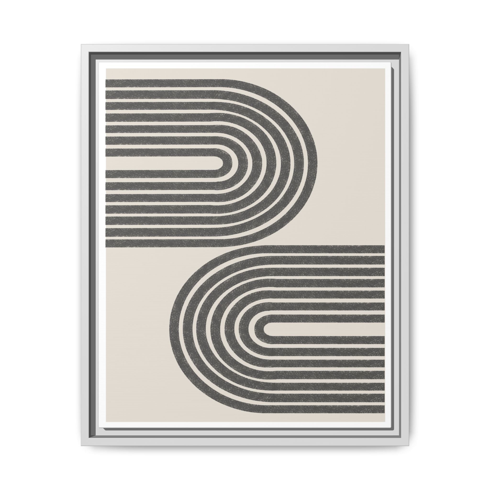 Twin Horizon Currents - Framed