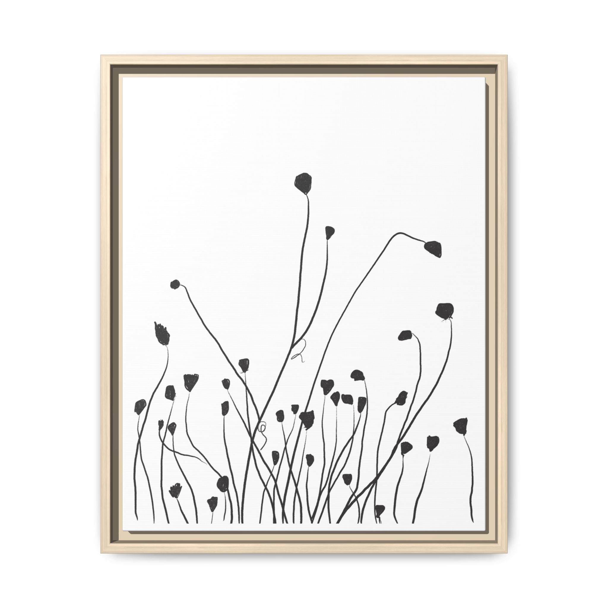 Silent Bloom Horizon - Framed