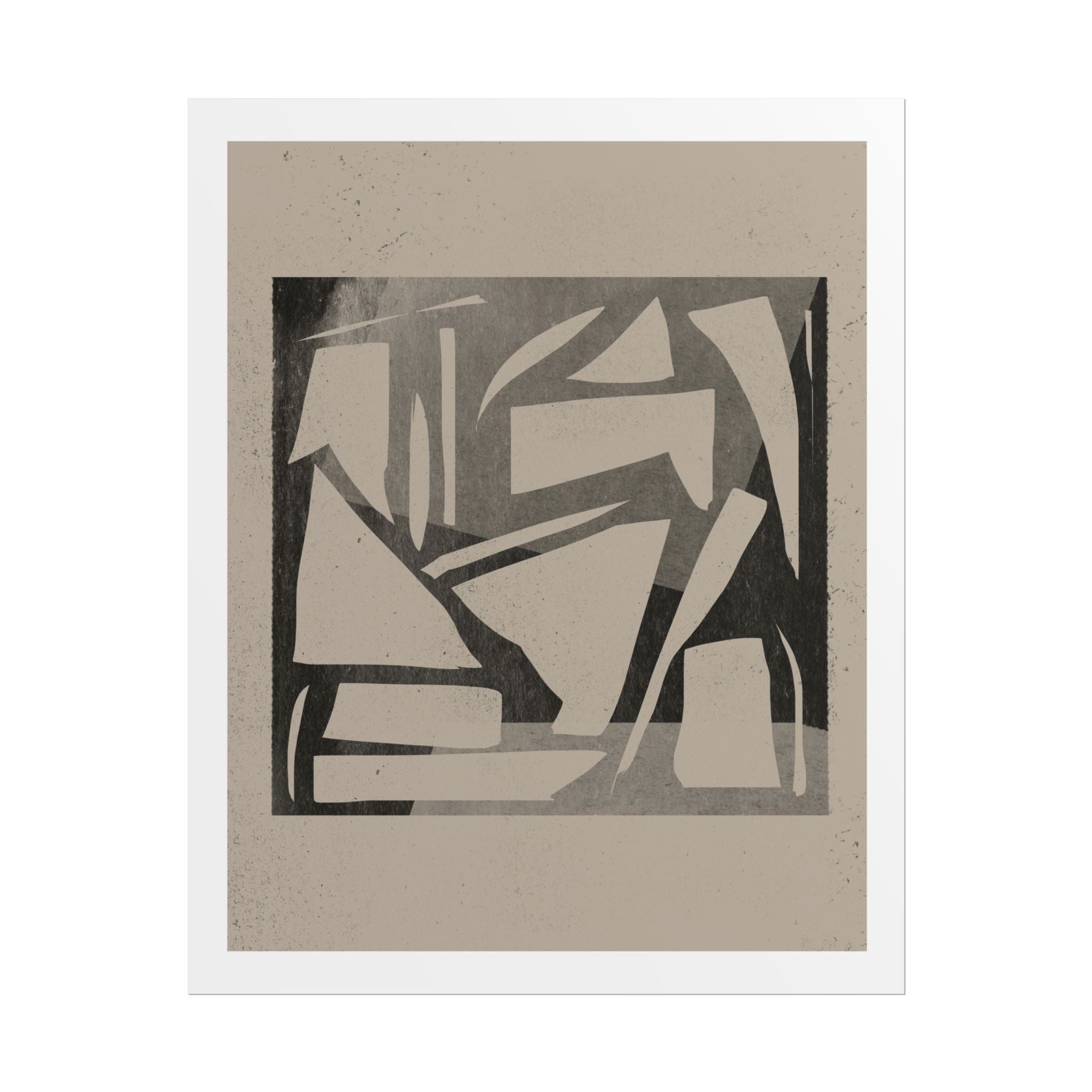 Shadow Fragment Rhythm Study - Poster