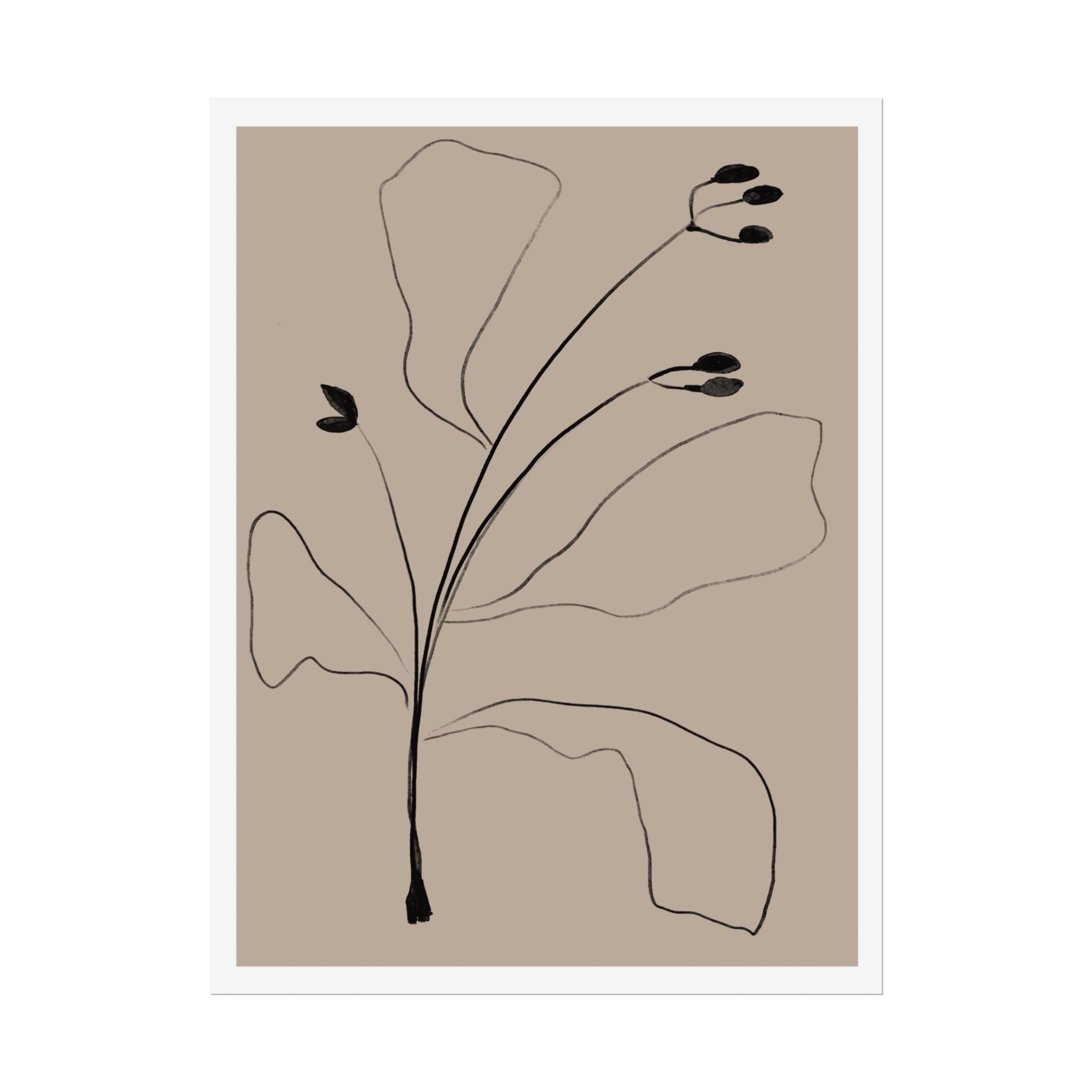 Quiet Botanical Gesture - Poster