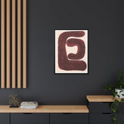 Burgundy Echo Form - Framed