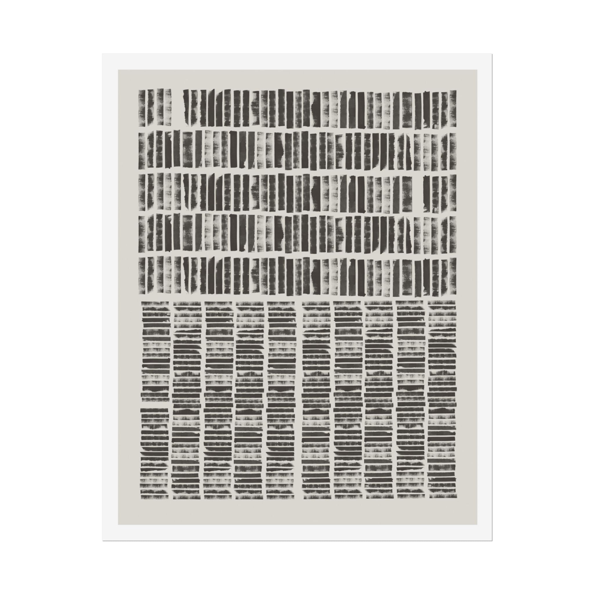 Shadow Rhythm Columns - Poster