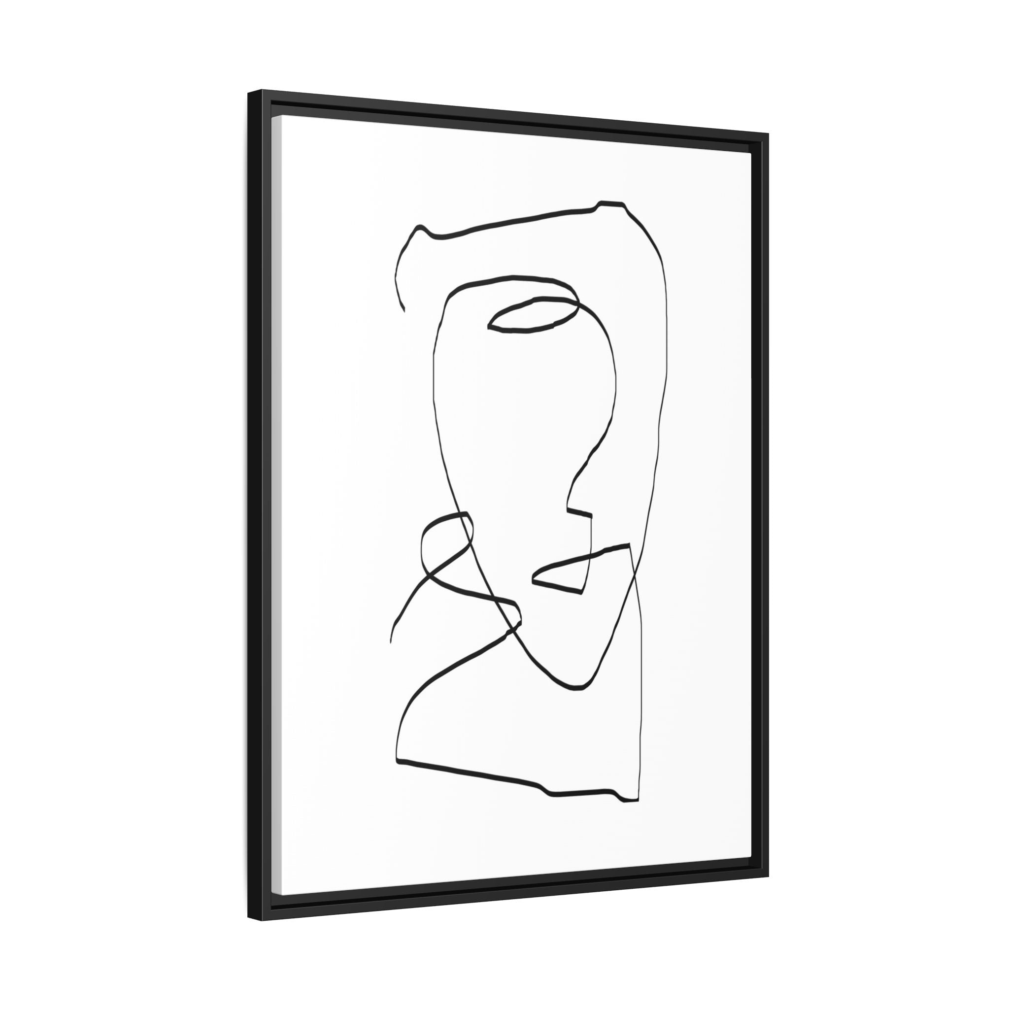 Silent Contour Reverie - Framed