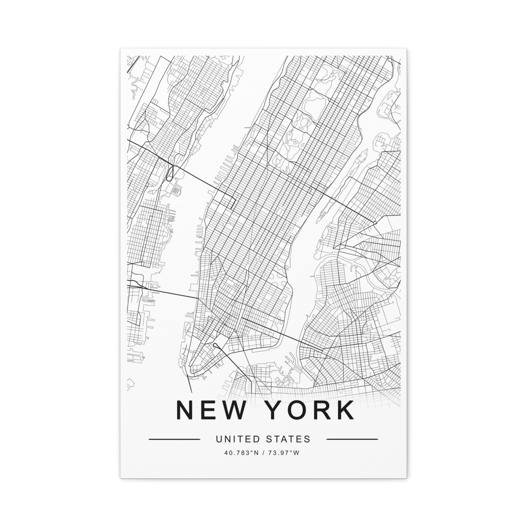 Metropolitan Gridline Reverie - Canvas