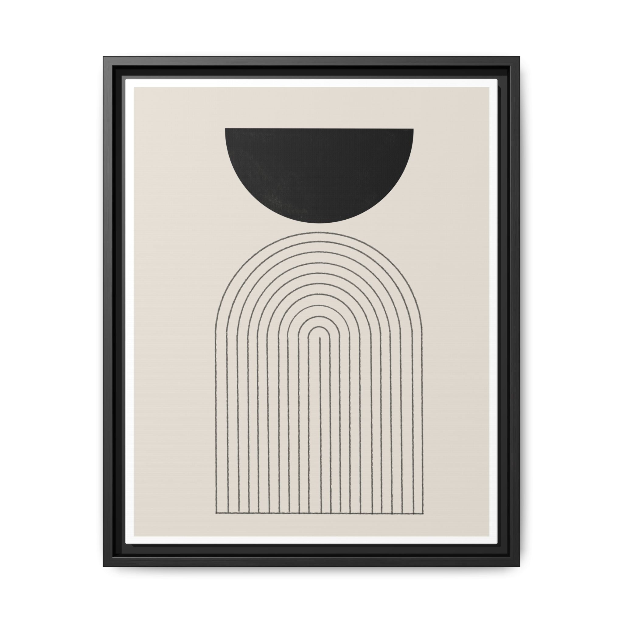 Midnight Portal Lines - Framed