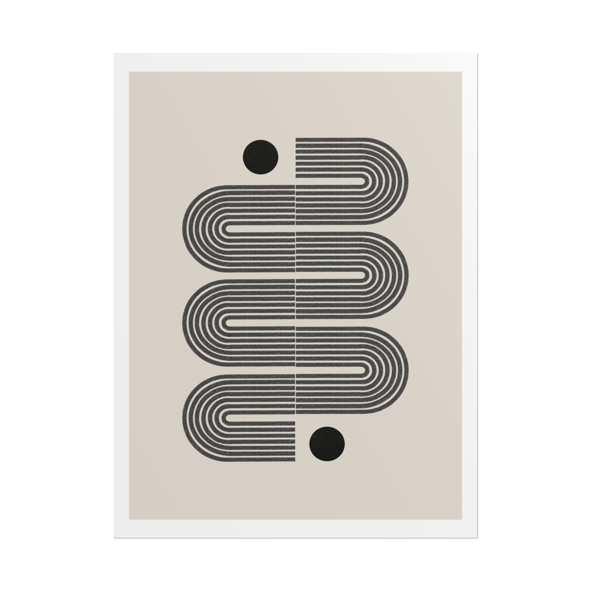 Midnight Circuit Flow - Poster
