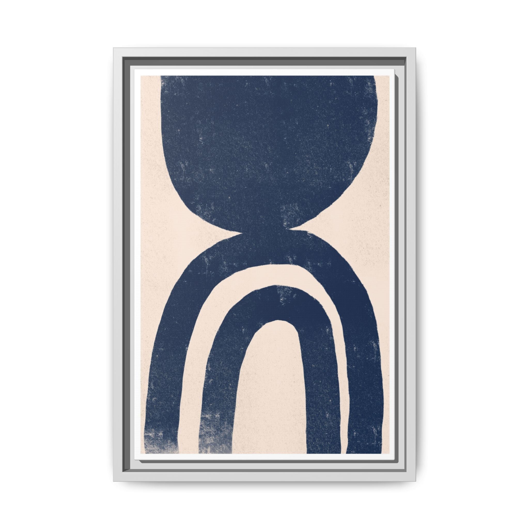 Indigo Arch Stillness - Framed