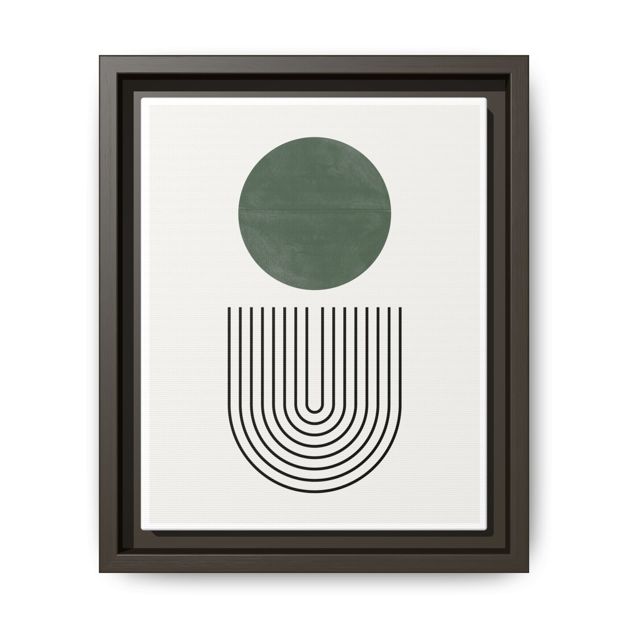 Emerald Orbit Pathways - Framed