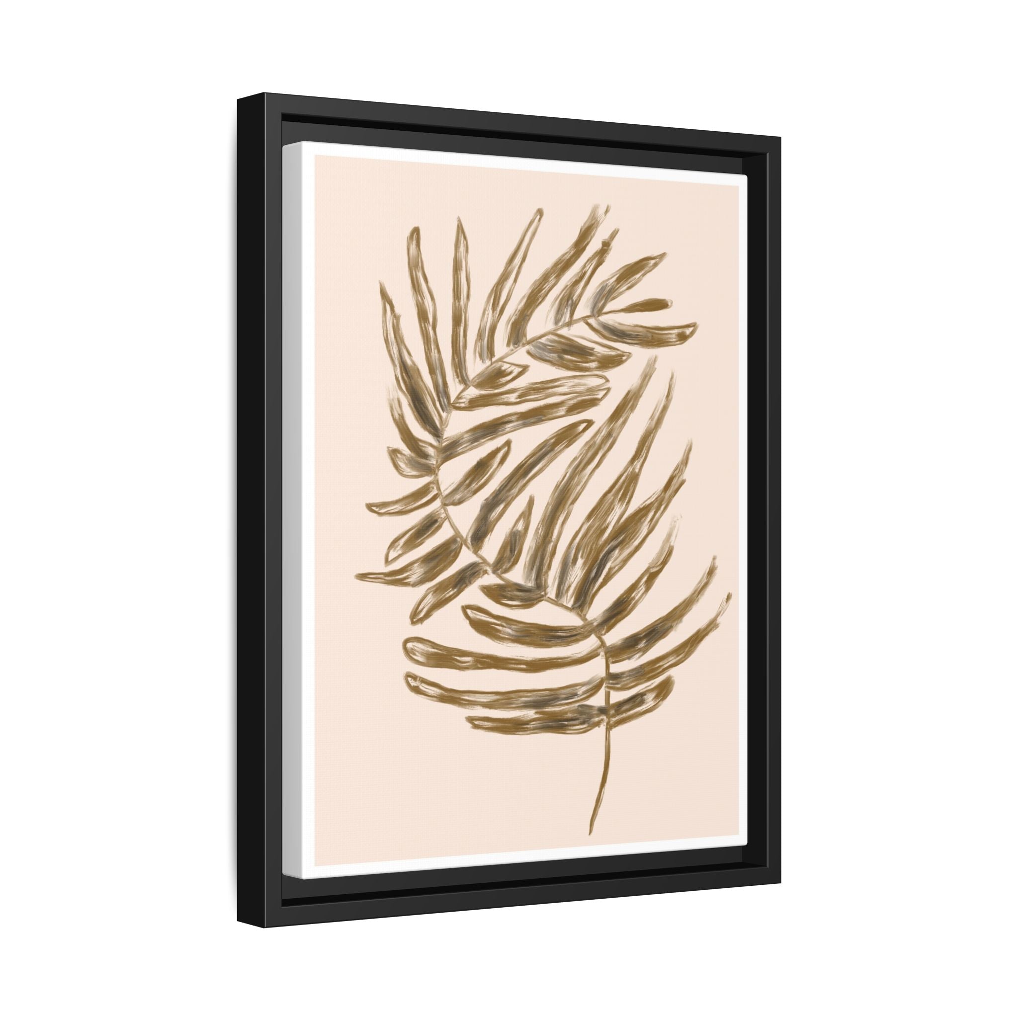 Golden Frond Reverie - Framed