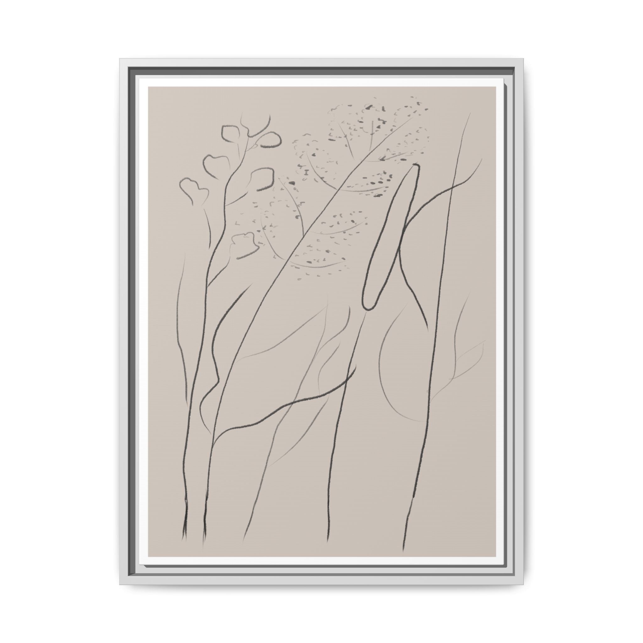Quiet Woodland Traces - Framed