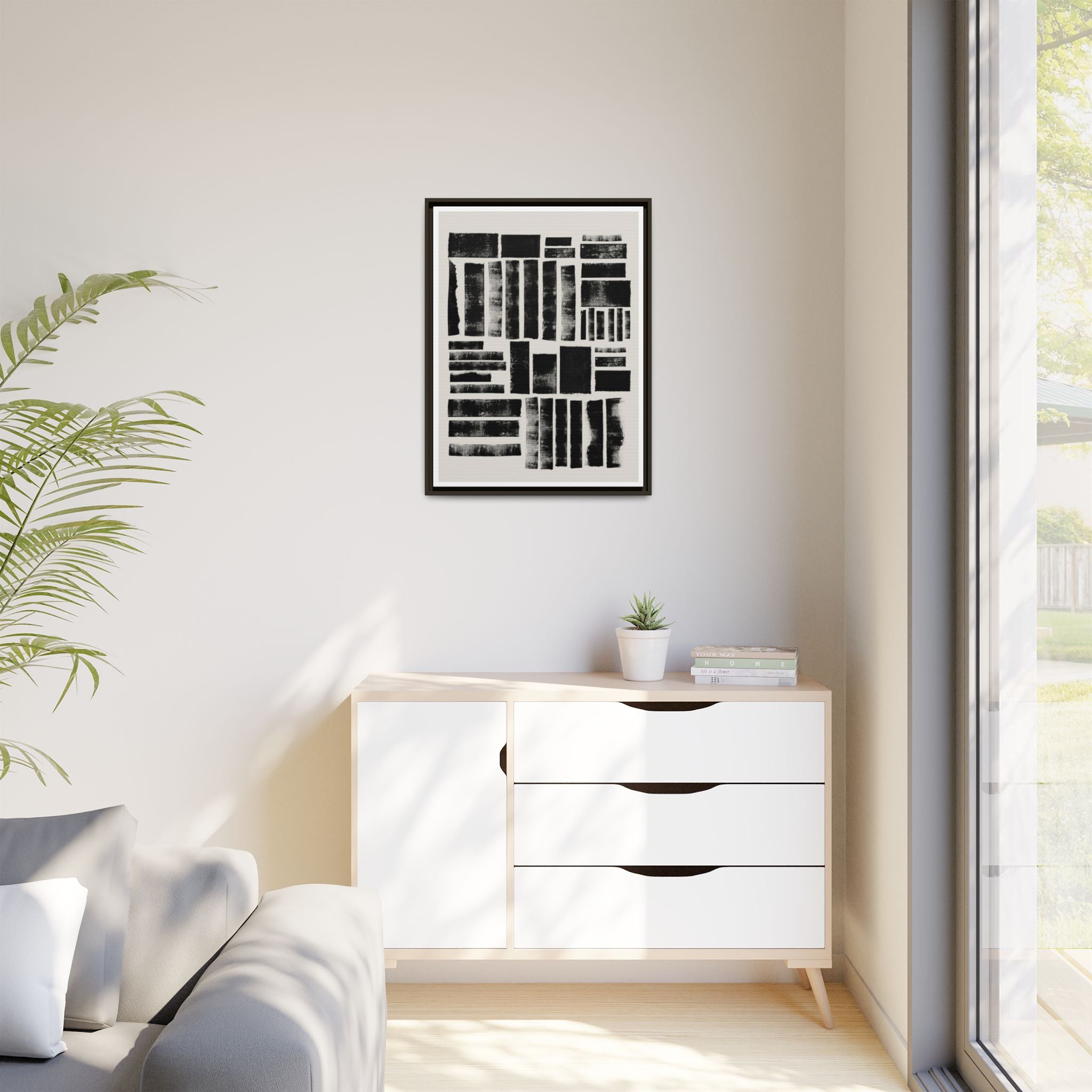 Midnight Rhythm Panels - Framed