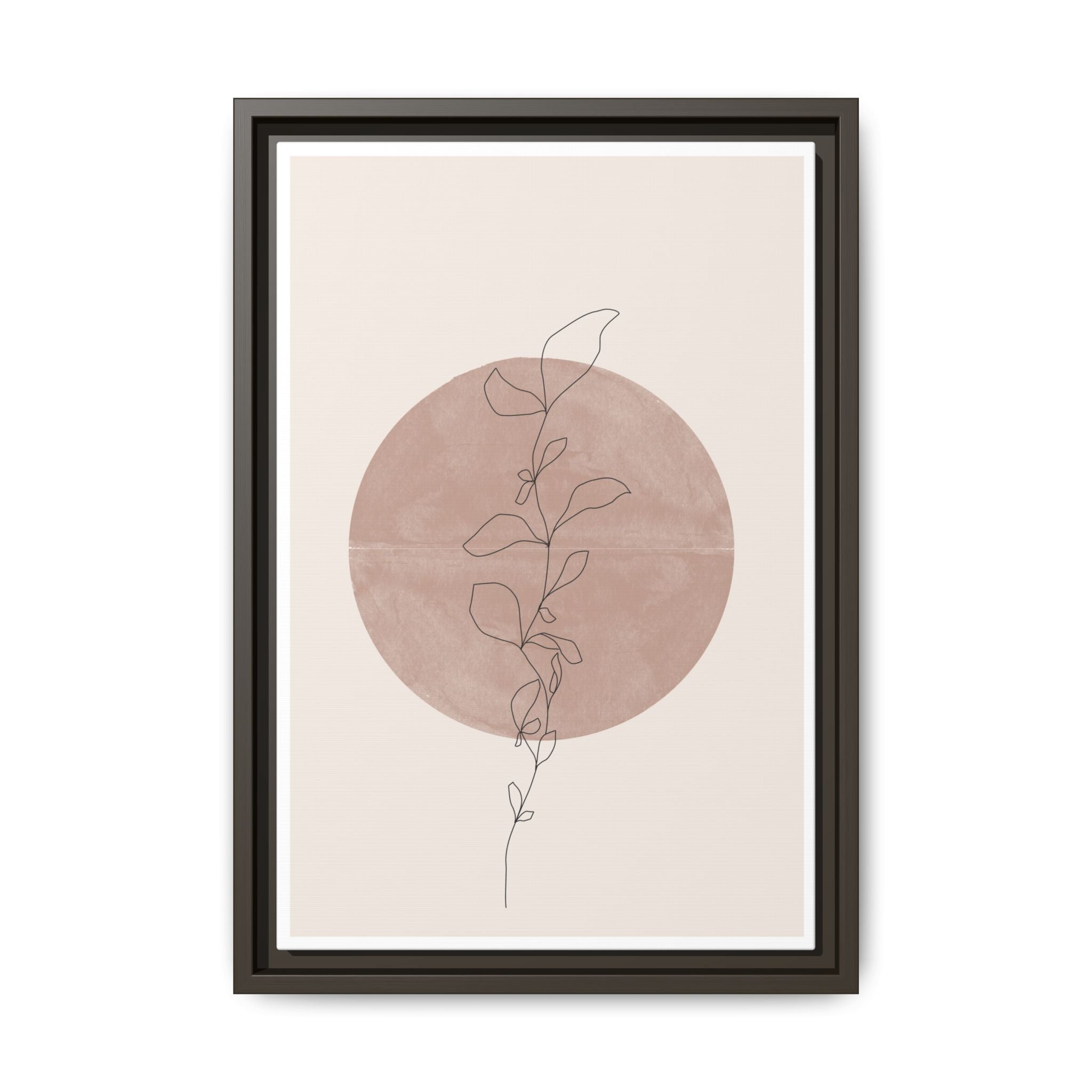 Blush Moonvine Quietude - Framed