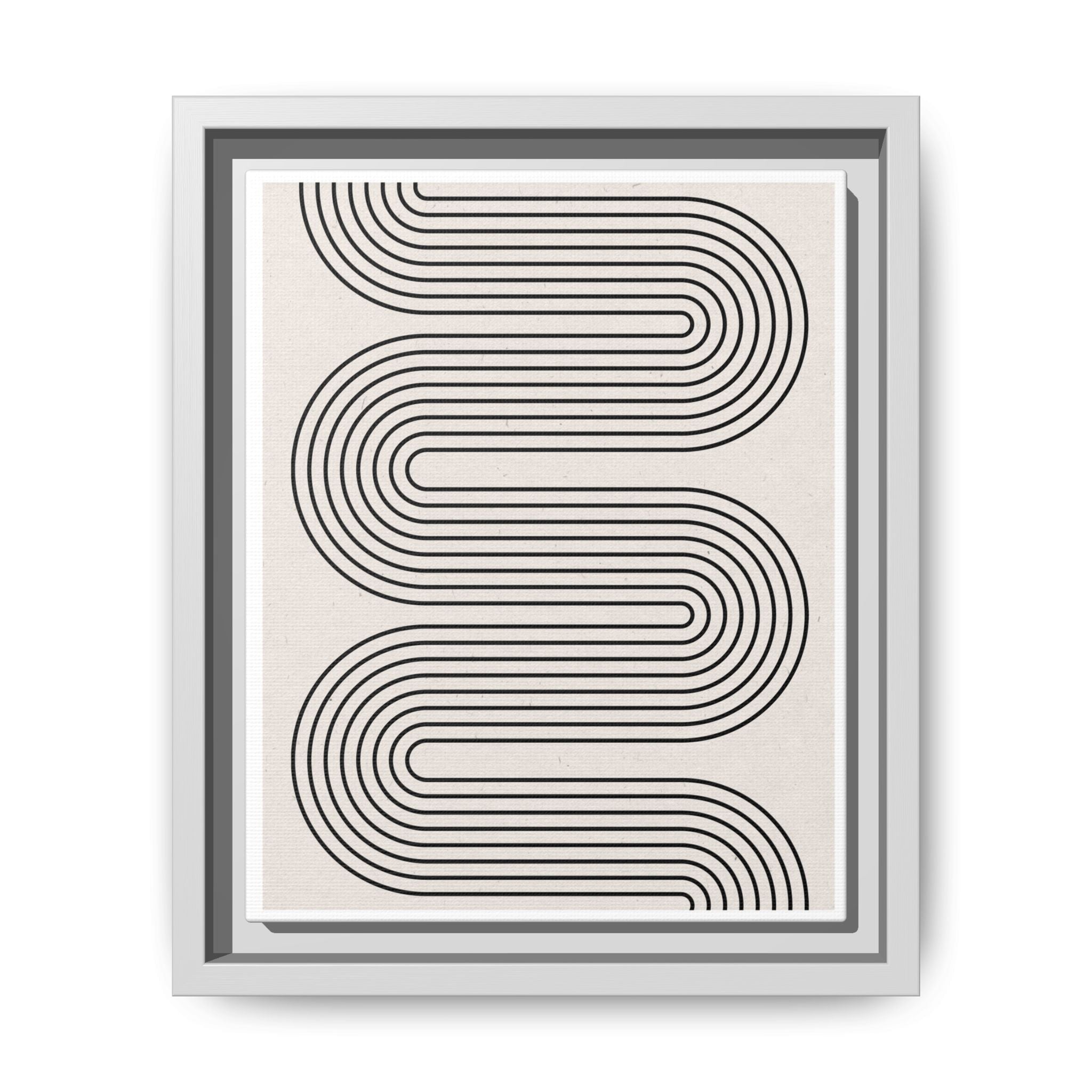 Monoline Rhythm Cascade - Framed