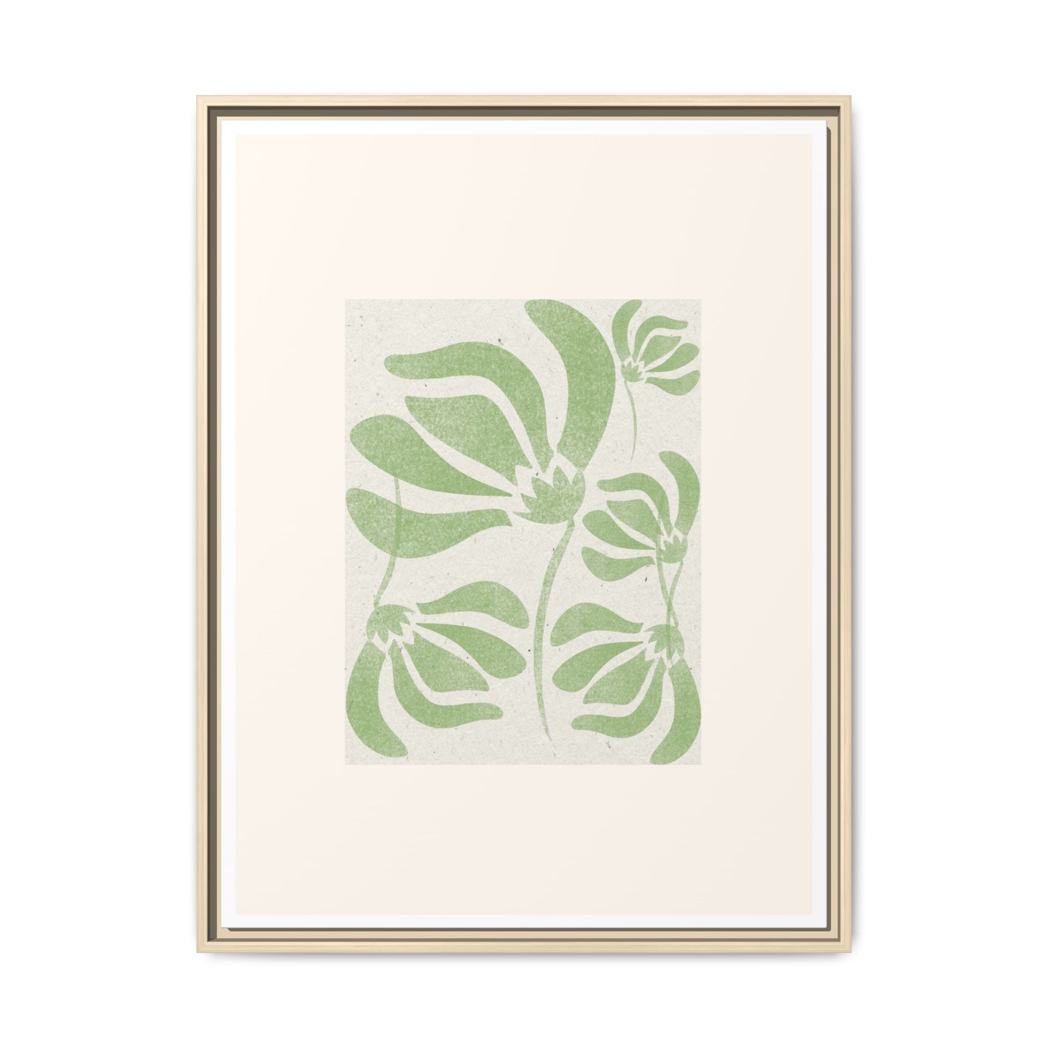 Verdant Bloom Harmony - Framed