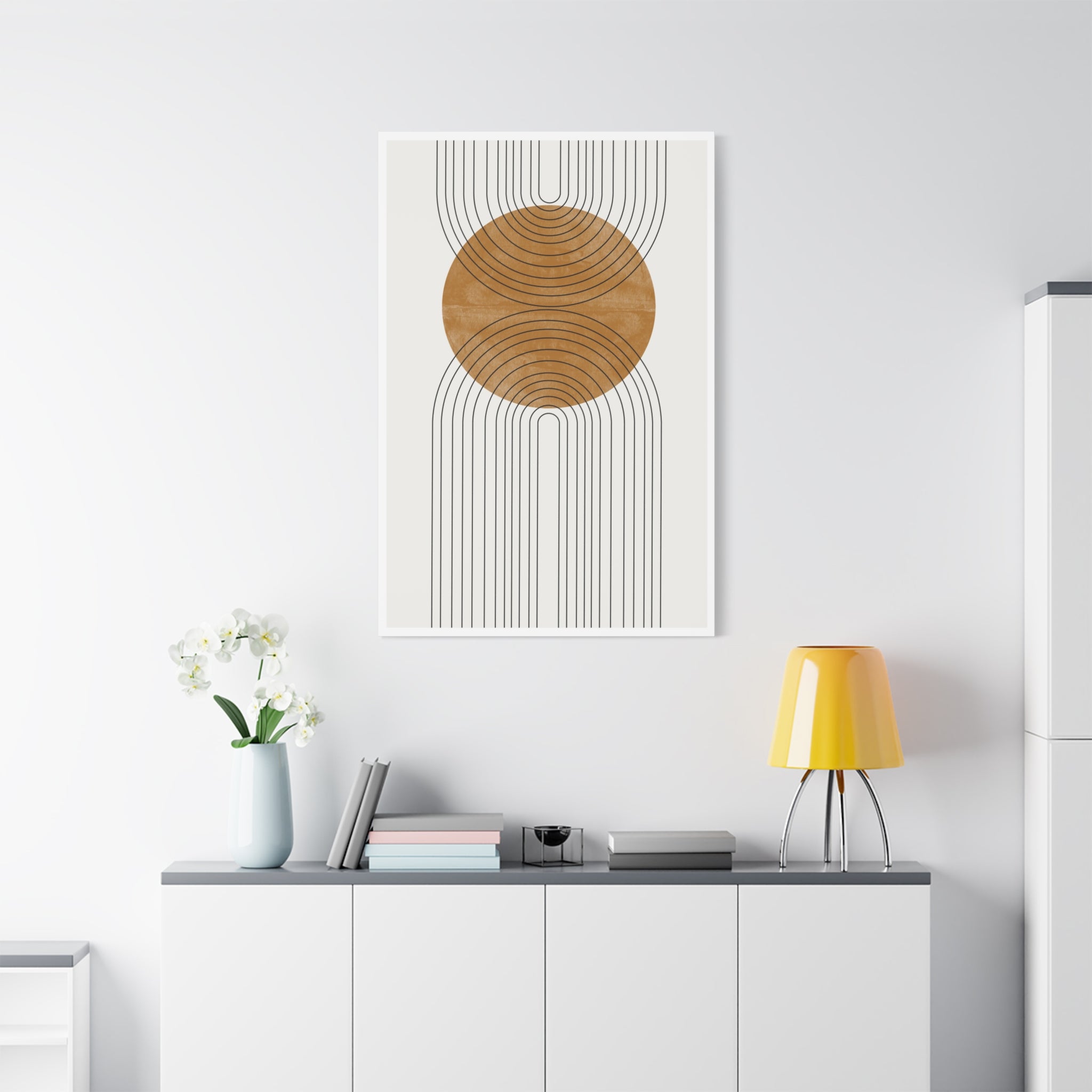 Golden Horizon Convergence - Canvas