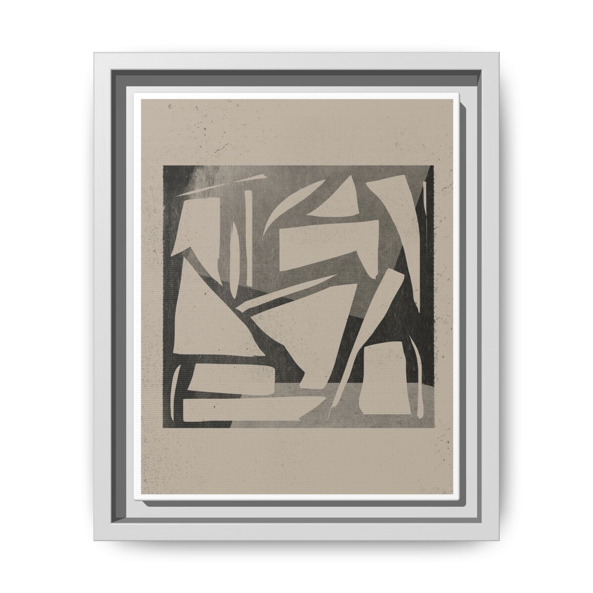 Shadow Fragment Rhythm Study - Framed