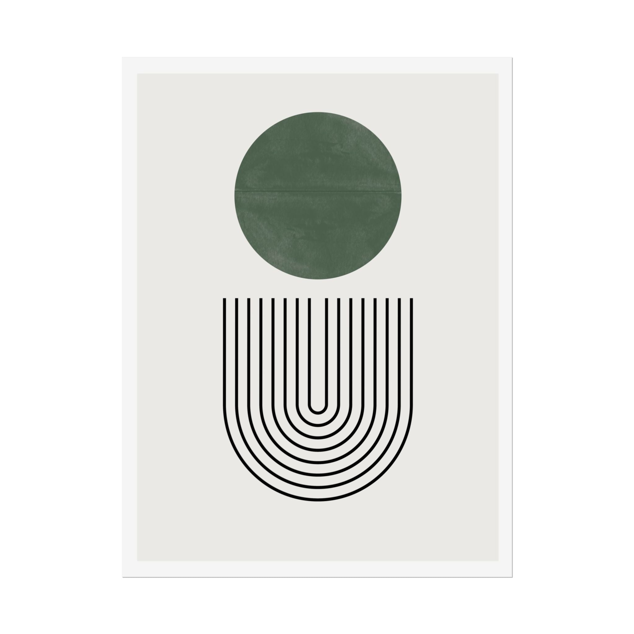 Emerald Orbit Pathways - Poster