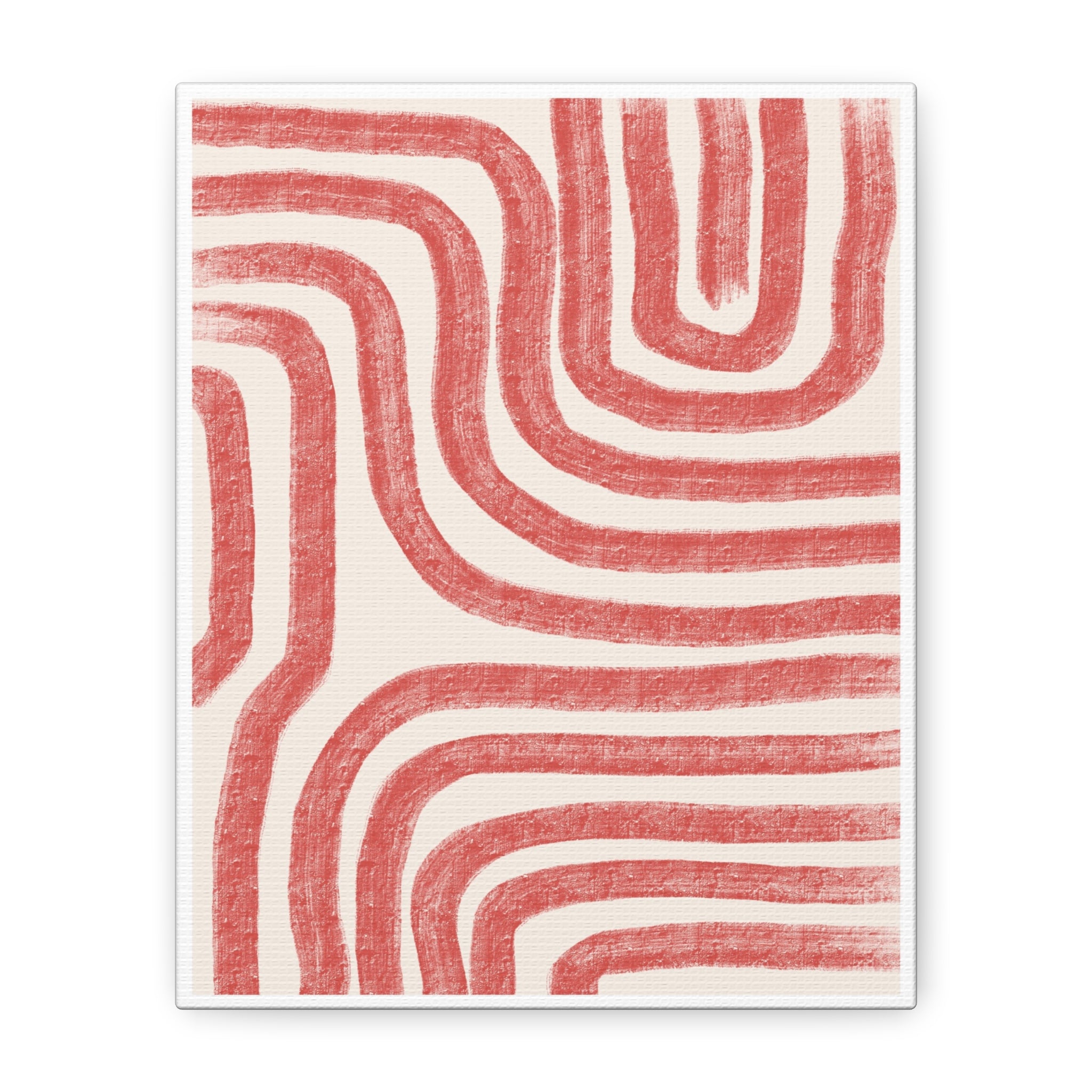 Coral Drift Pathways - Canvas