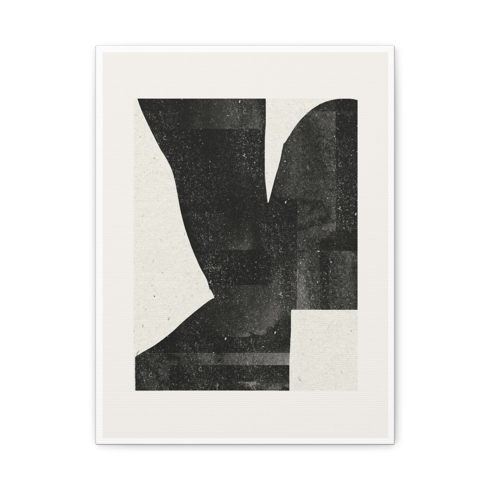 Noir Balance Echoes - Canvas