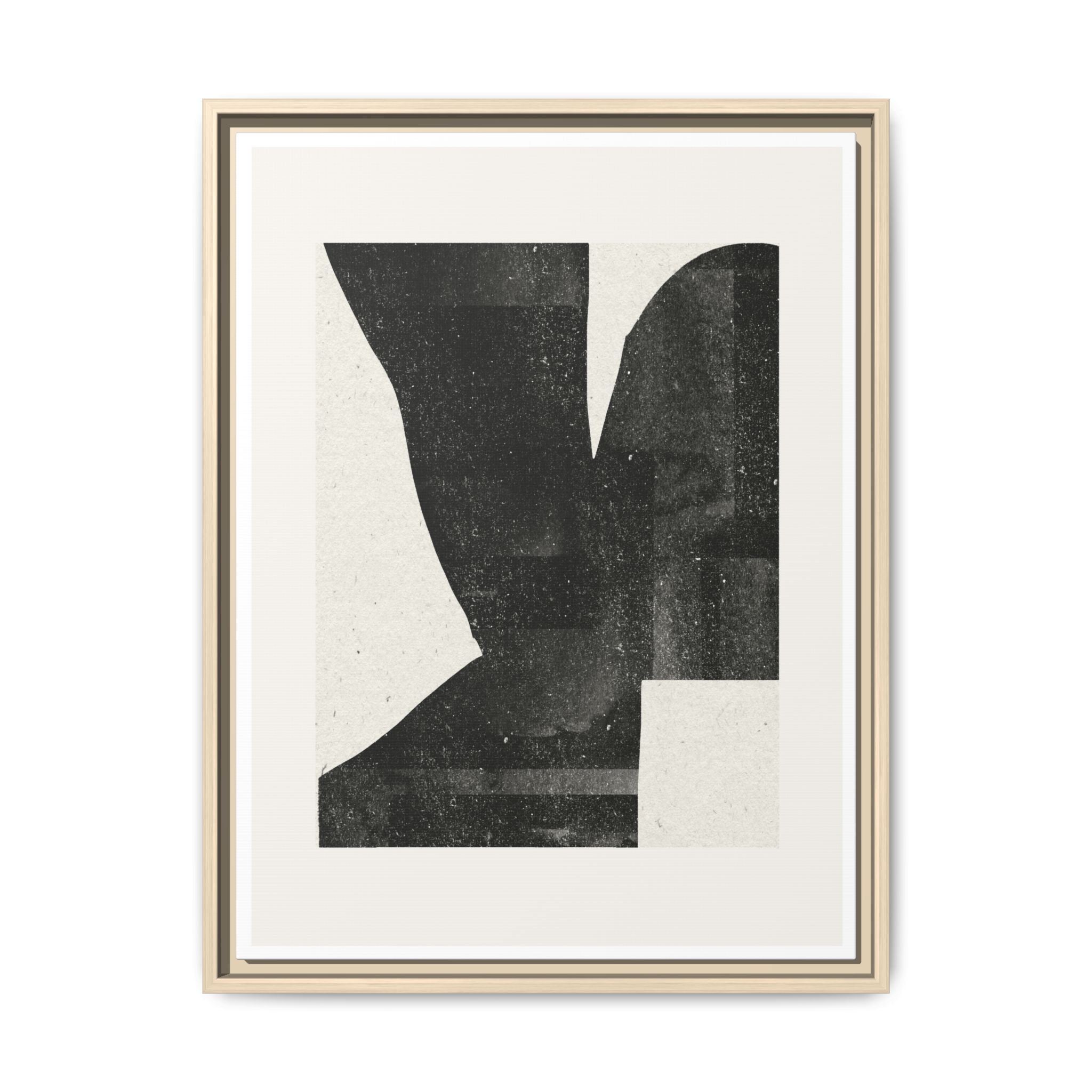 Noir Balance Echoes - Framed
