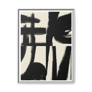 Midnight Gesture Fragments - Framed