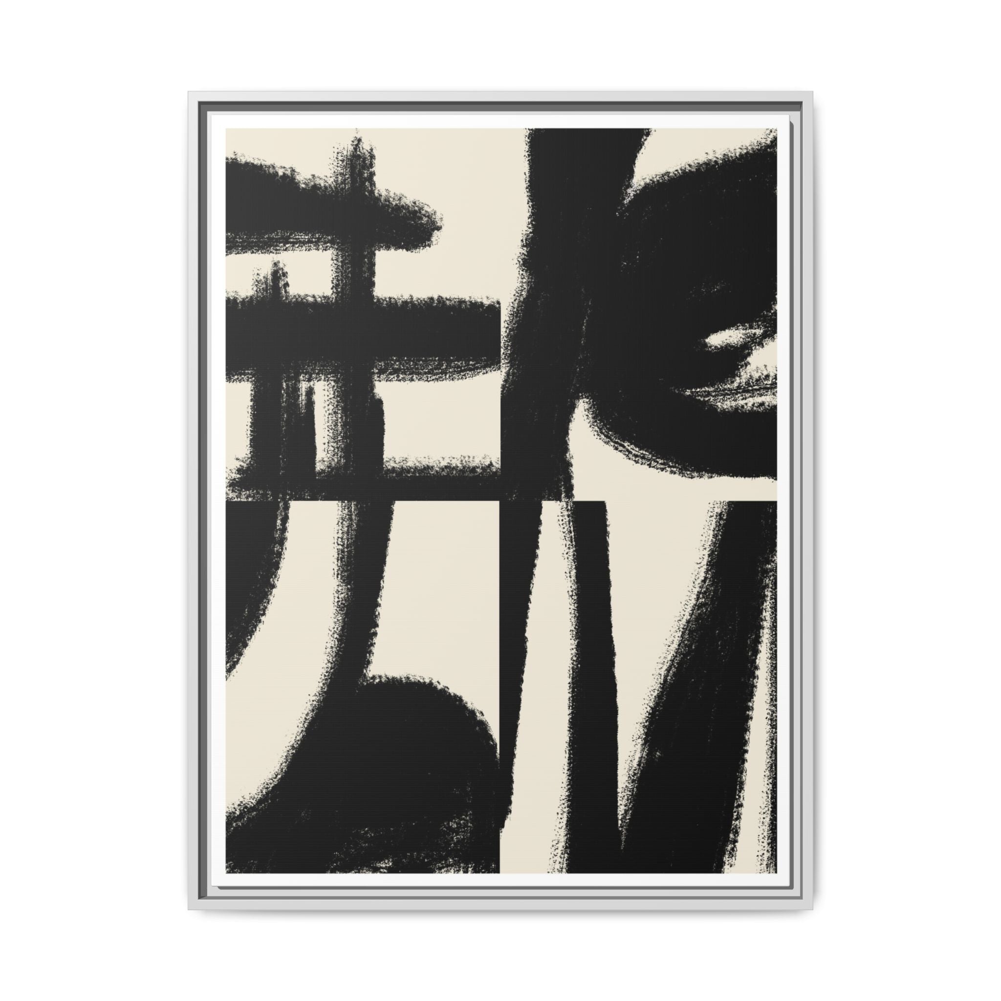 Midnight Gesture Fragments - Framed