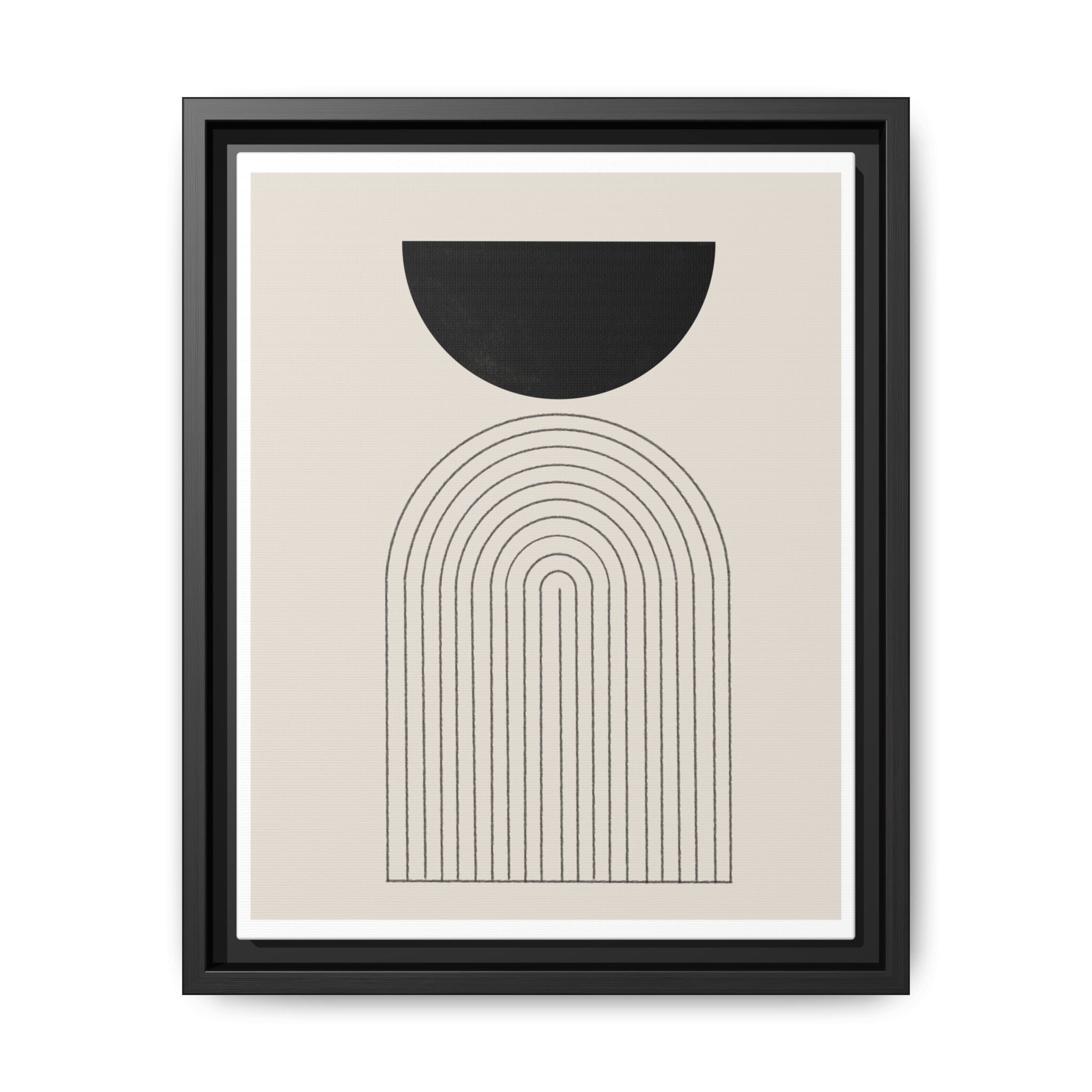 Midnight Portal Lines - Framed