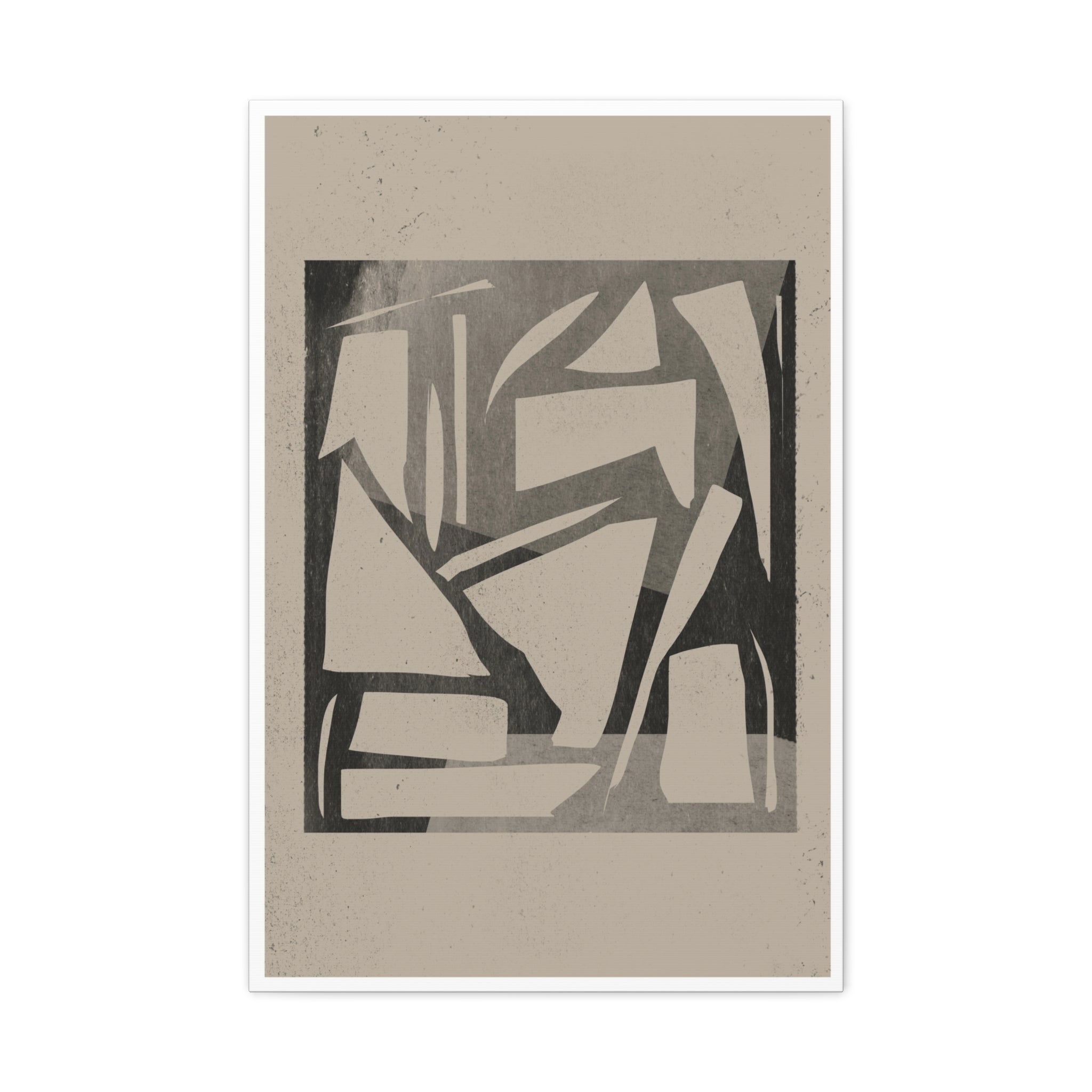 Shadow Fragment Rhythm Study - Canvas