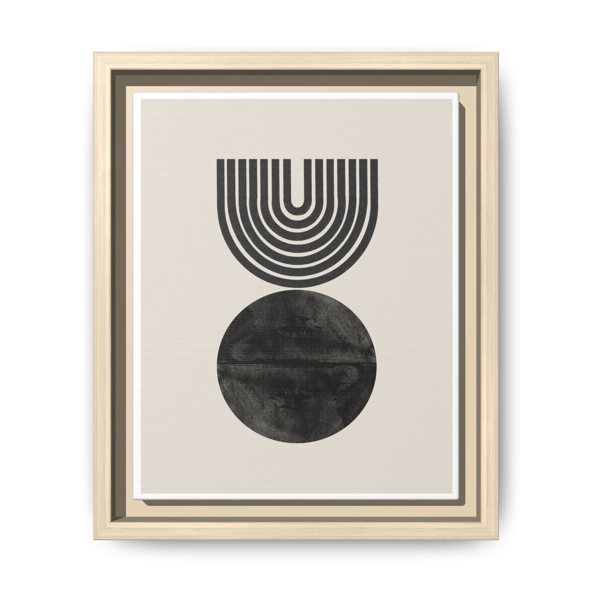 Obsidian Echo Arches - Framed