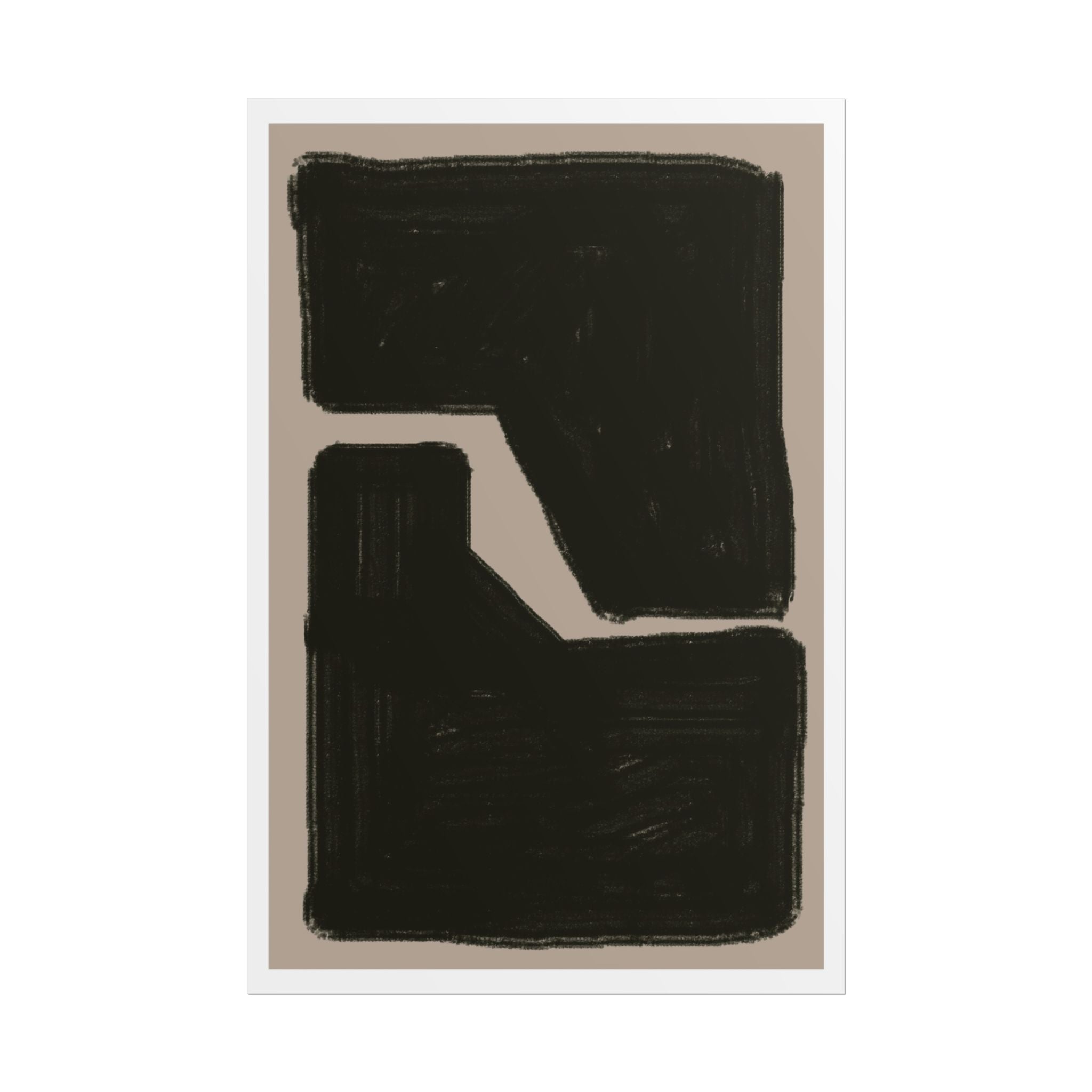 Midnight Geometry Passage - Poster